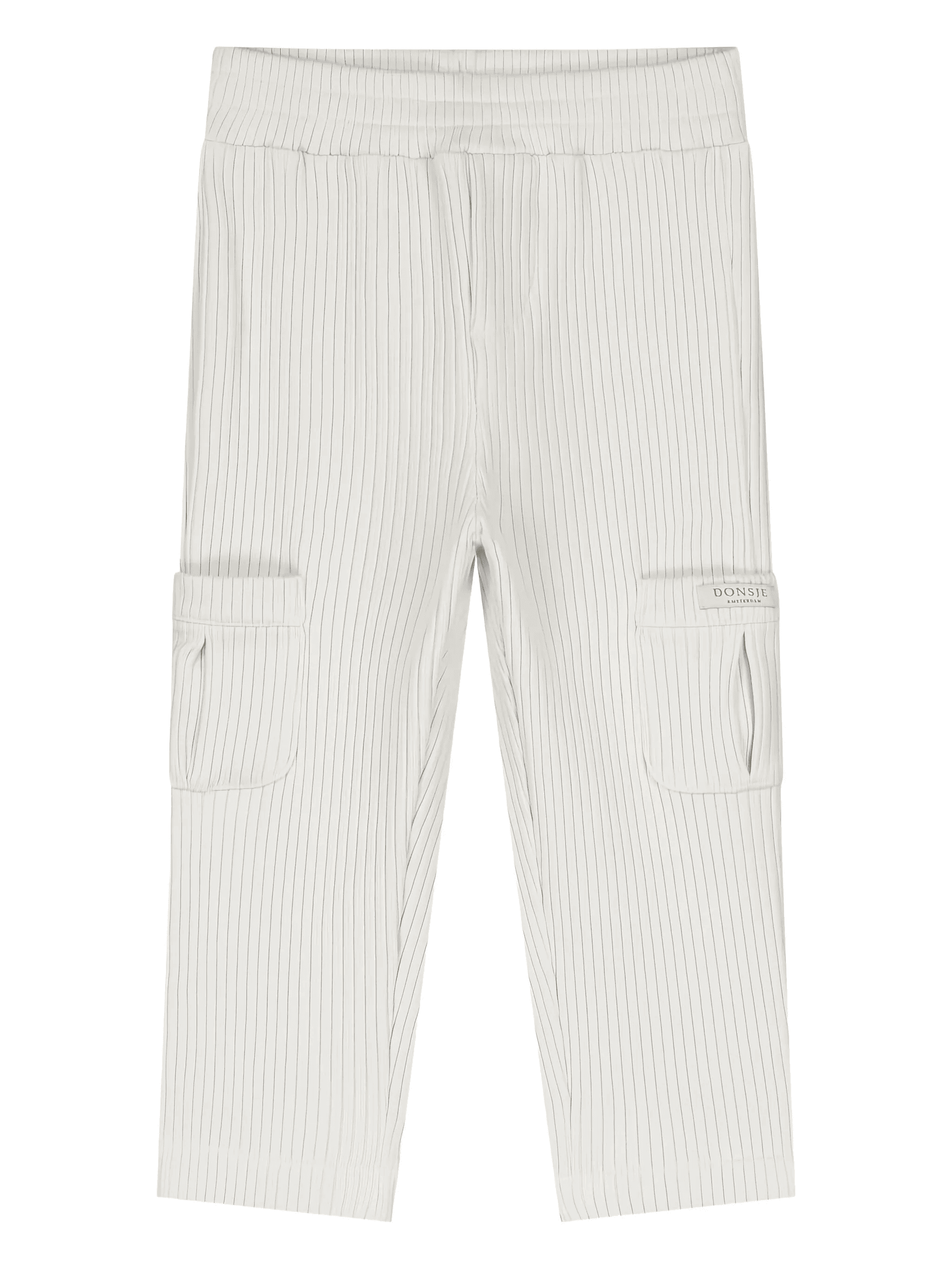 ribbed cargo trousers - Image 1