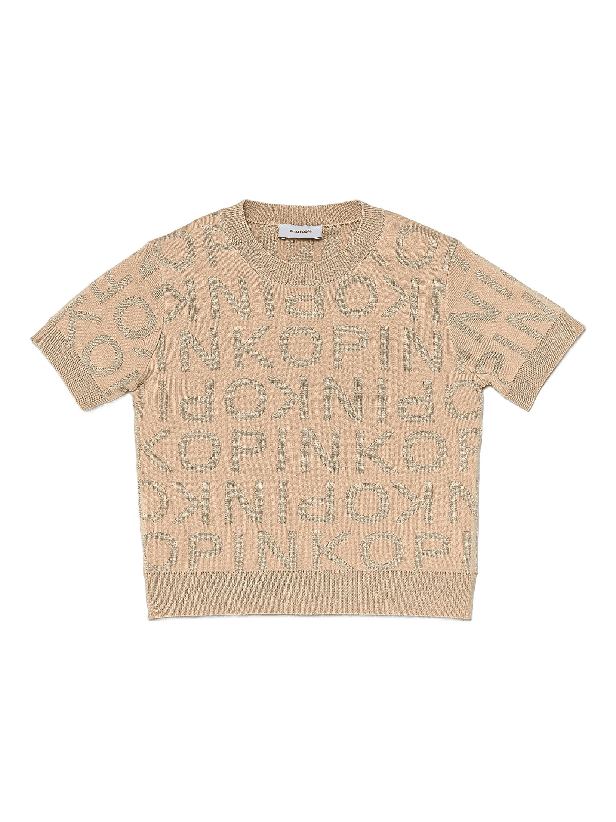 logo-pattern short-sleeve T-shirt - Image 1