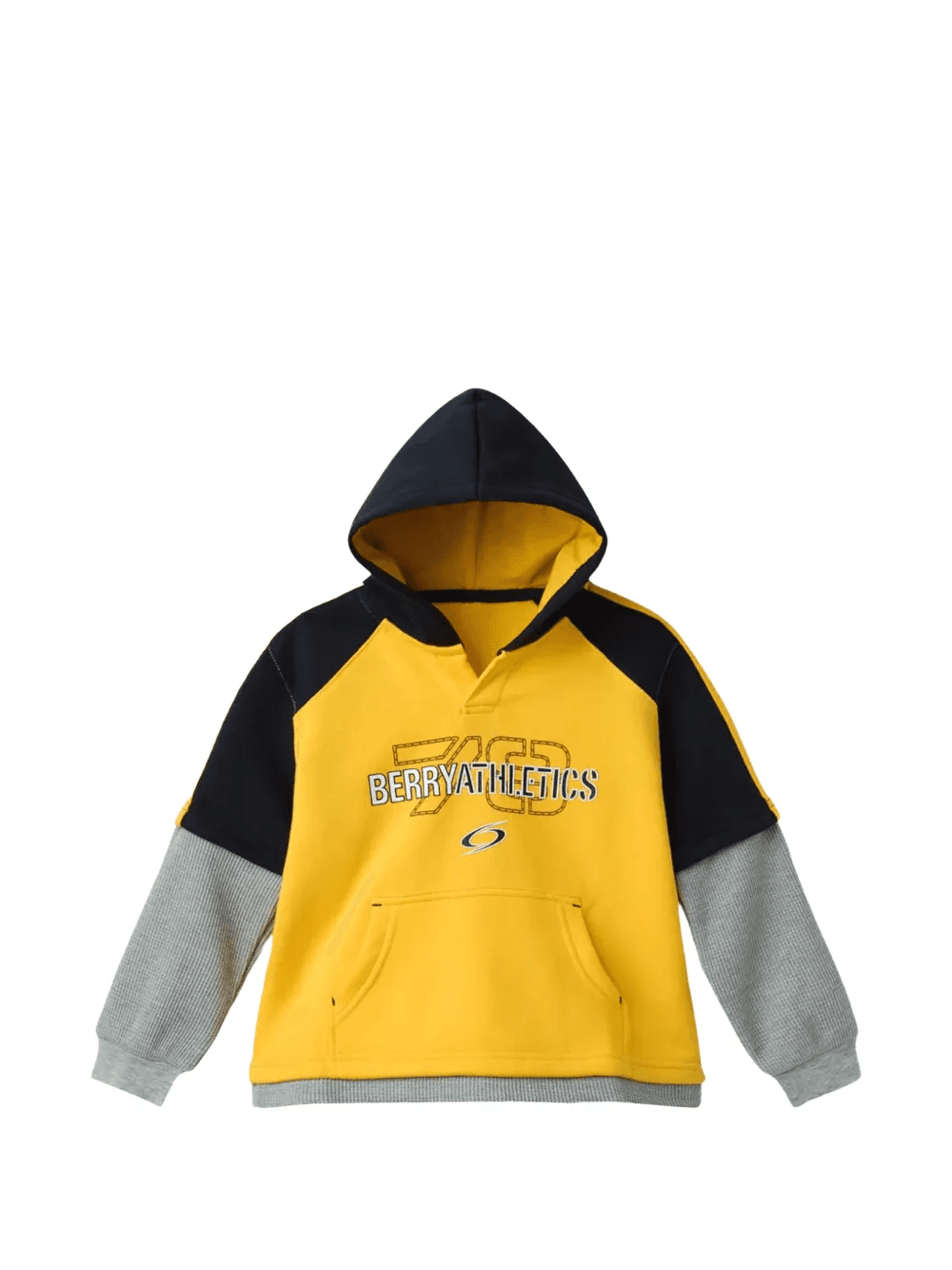 colourblock hooded sweatshirt - Image 1