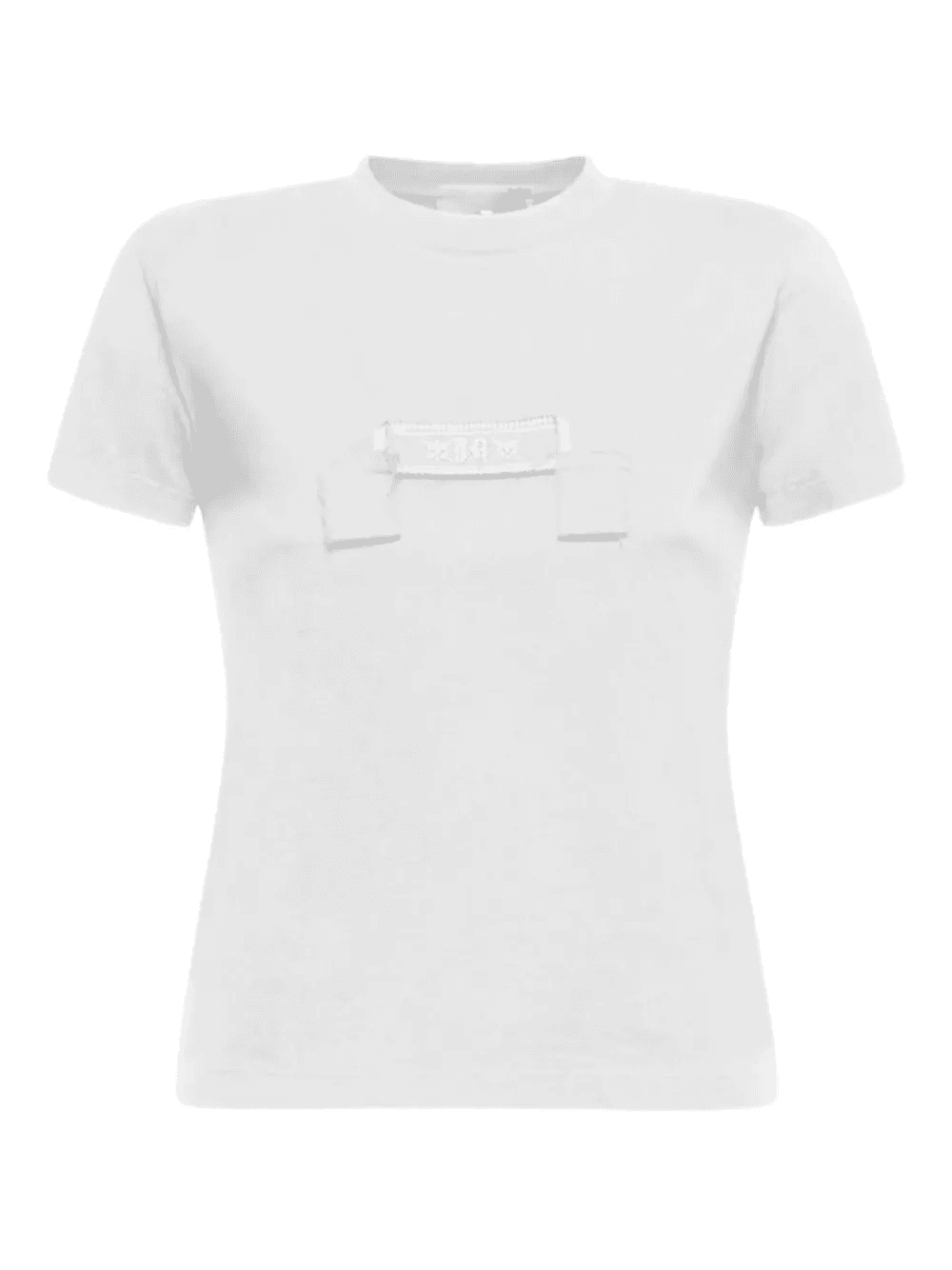 embroidered cotton t-shirt - Image 1