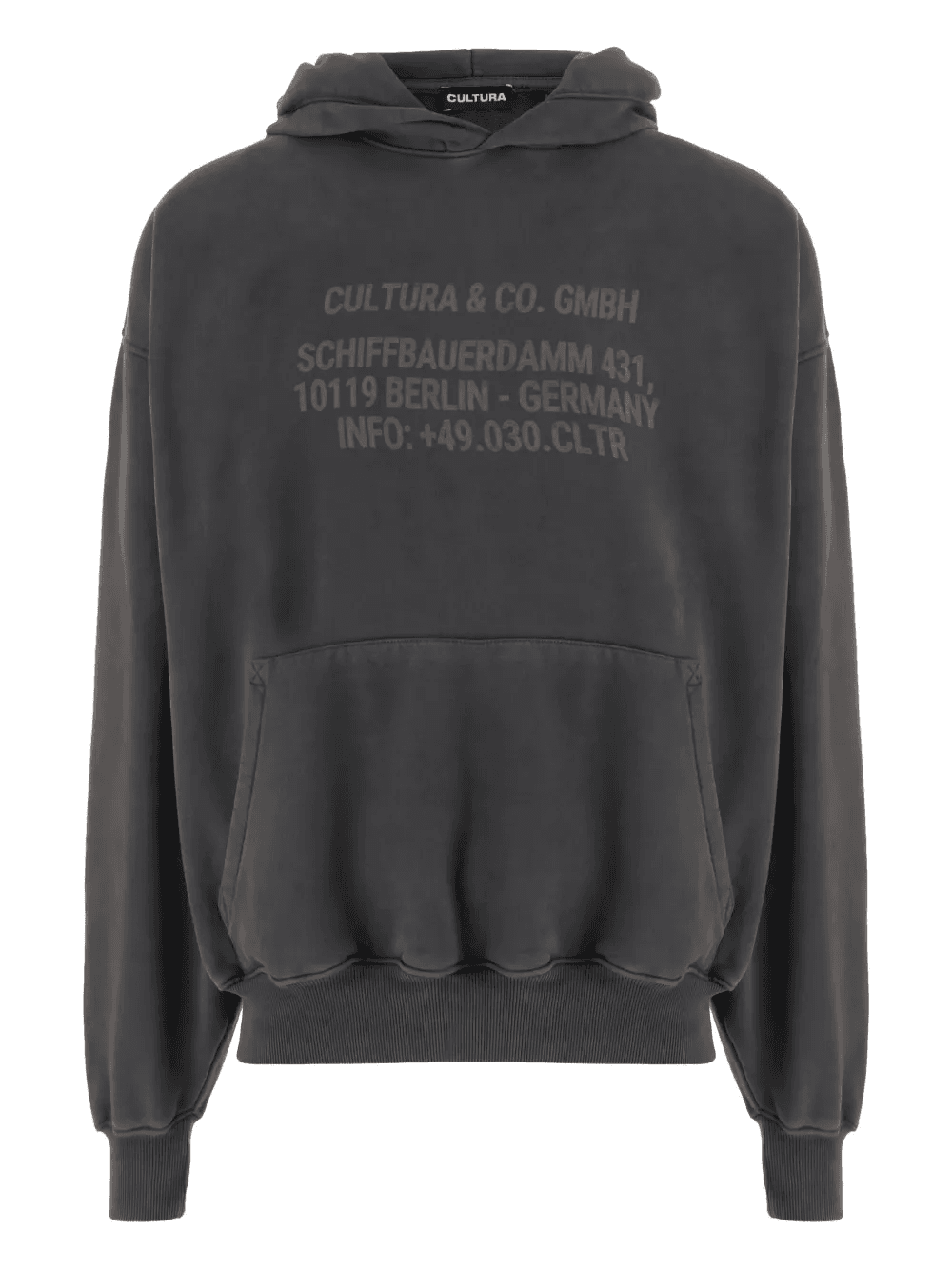 logo-print hooded sweatshirt - Image 1