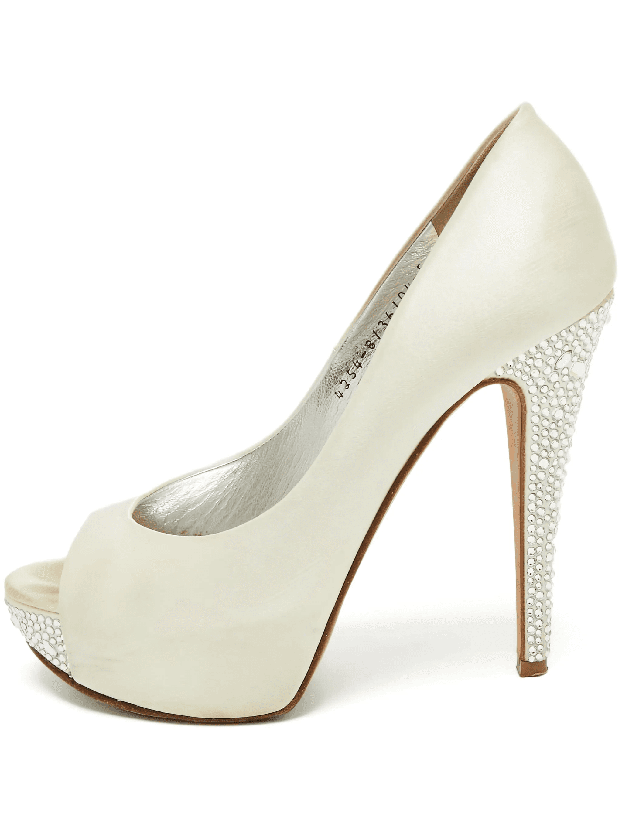 135mm crystal-embellished heeled pumps - Image 1