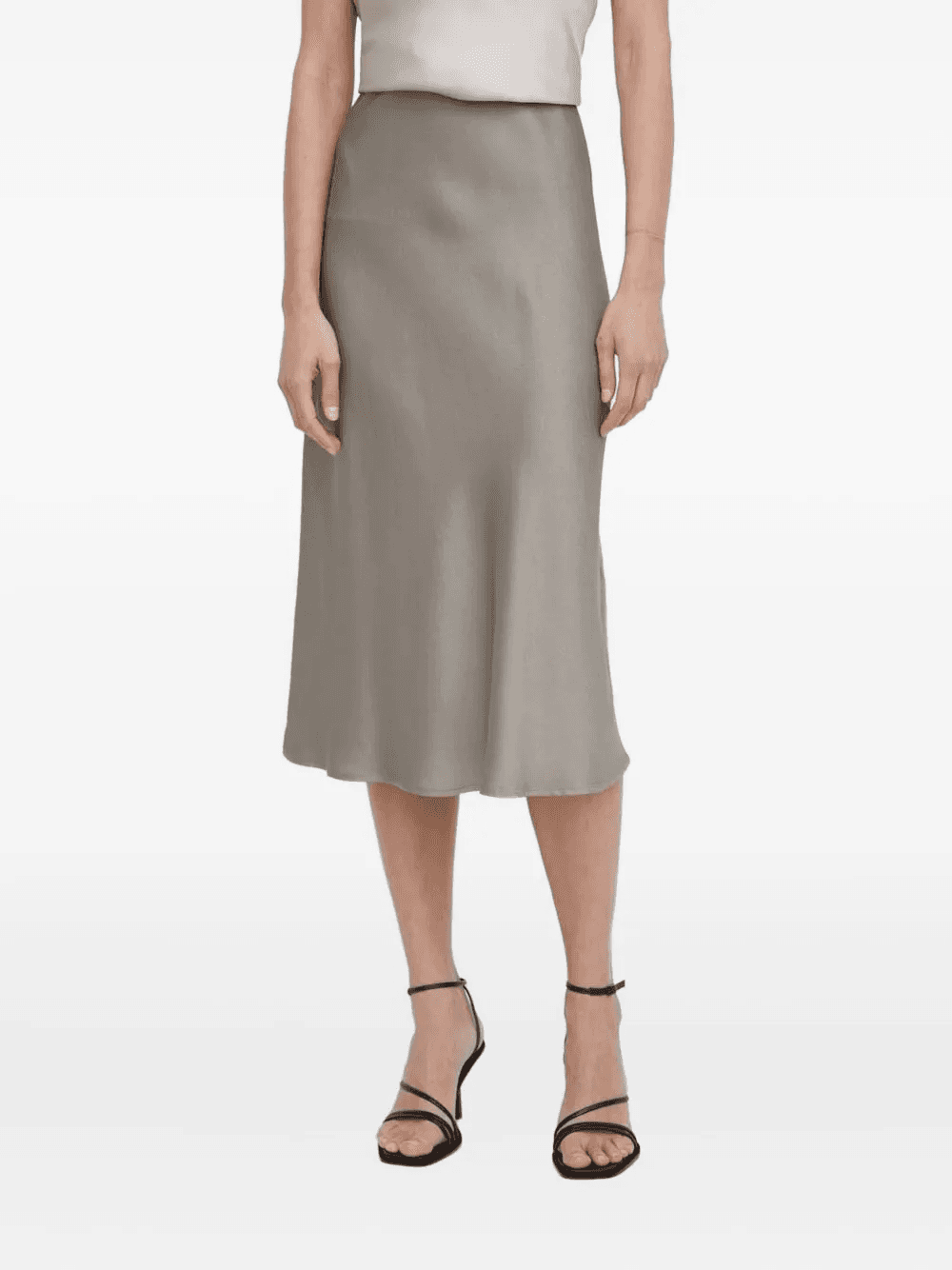 high-waist midi skirt - Image 1