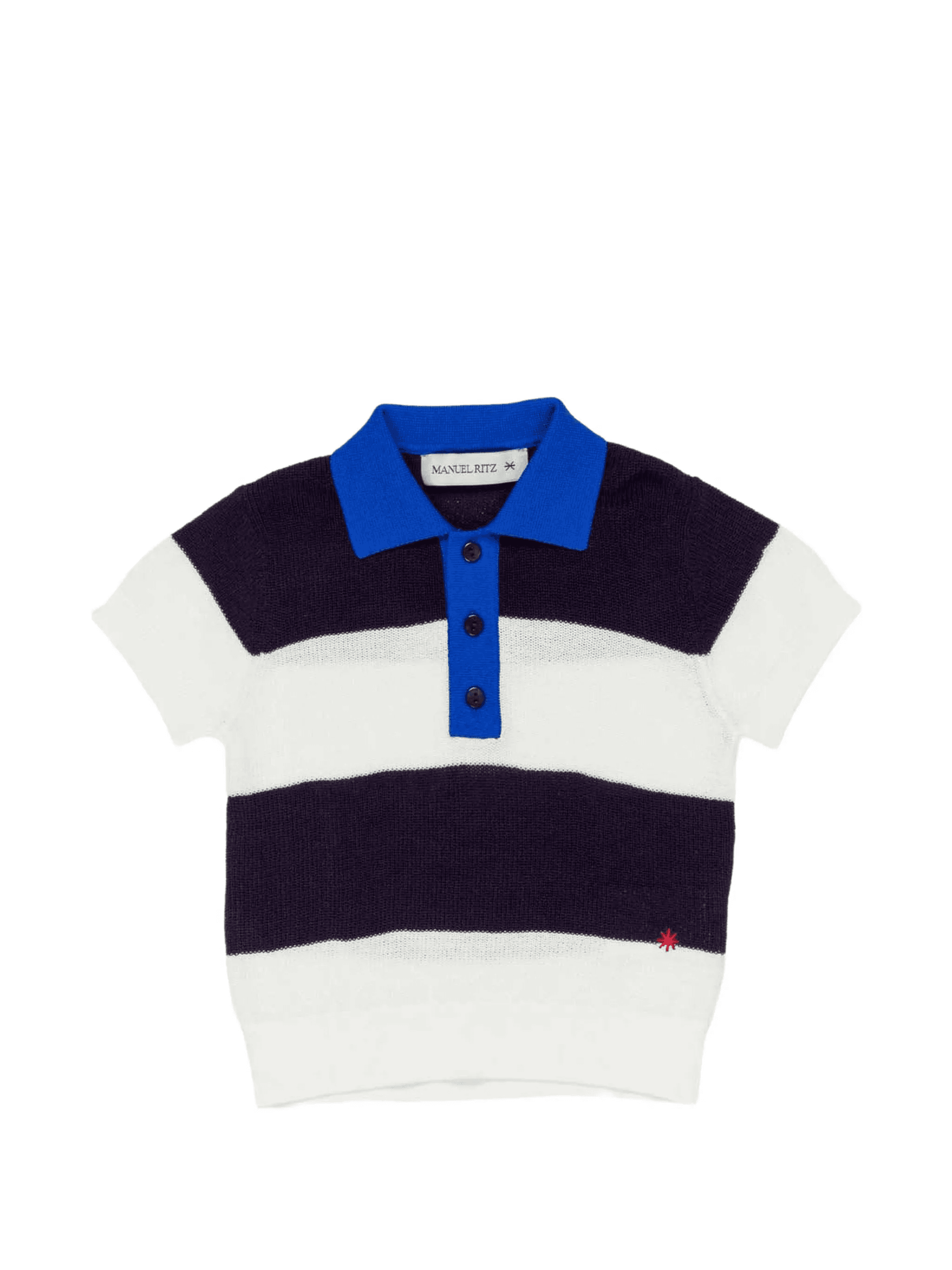 striped polo shirt - Image 1