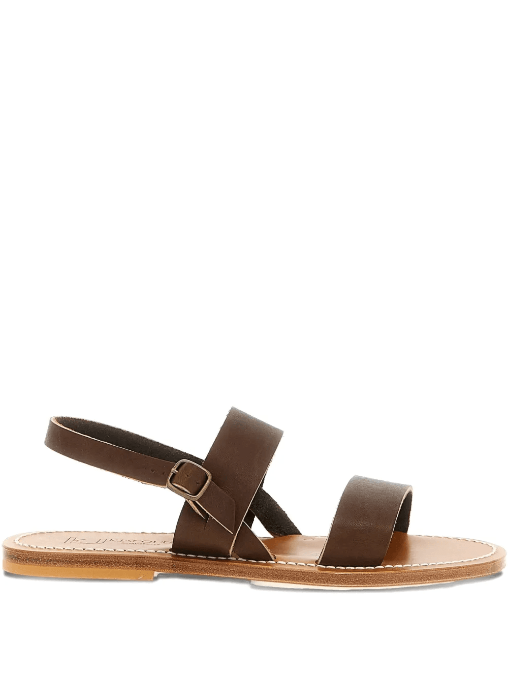 Barigoule double-strap leather sandals - Image 1