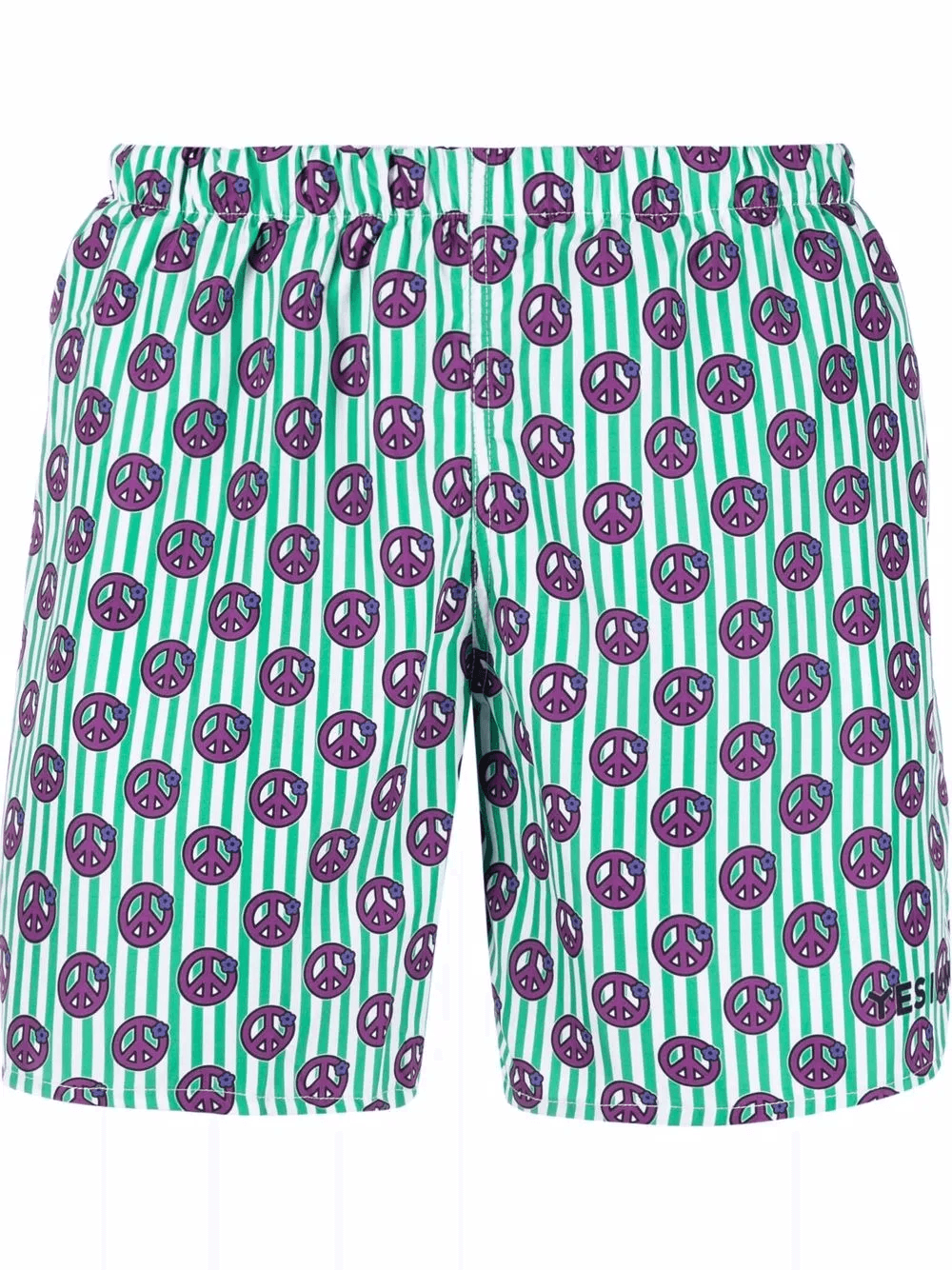 Peace and Love swim shorts - Image 1