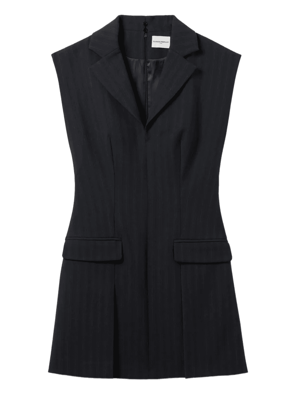 pinstripe sleeveless dress - Image 1