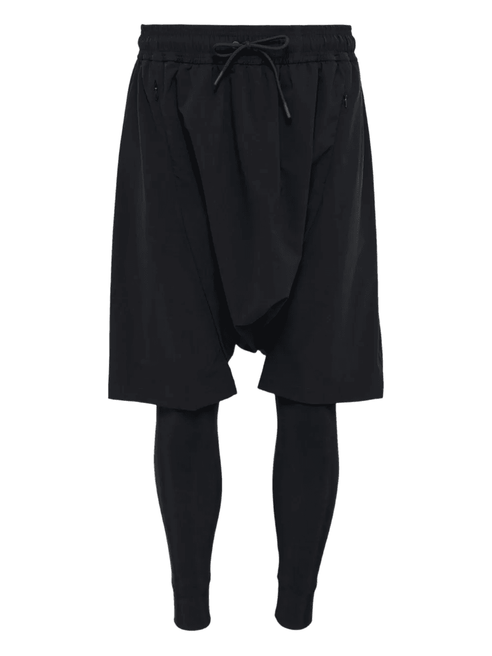 layered sarouel trousers - Image 1