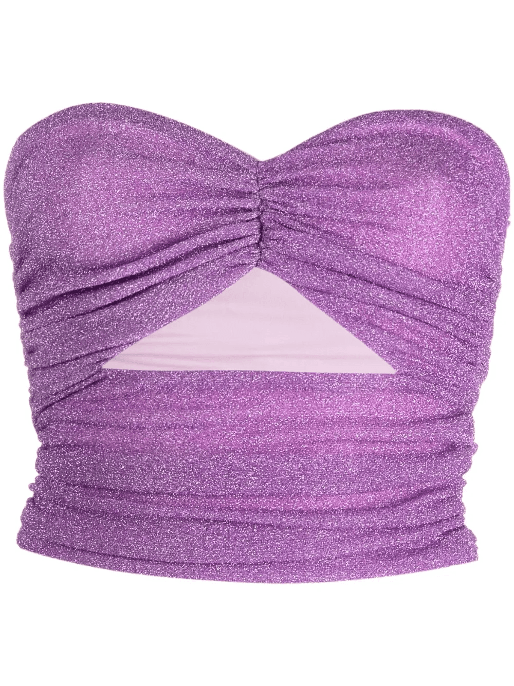 lurex cropped top - Image 1