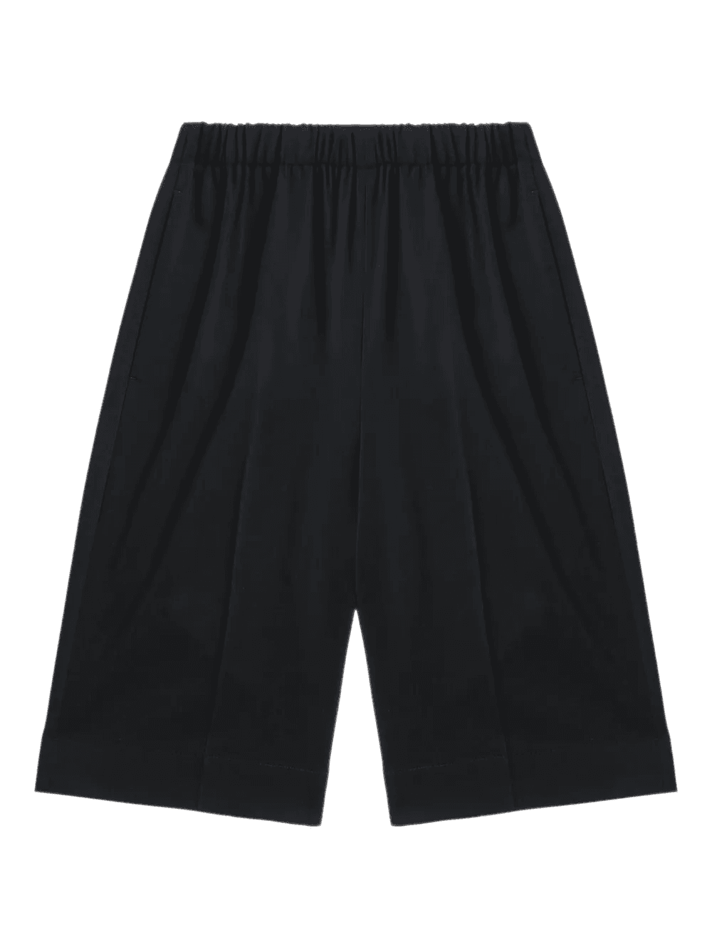 elastic-waist wool shorts - Image 1