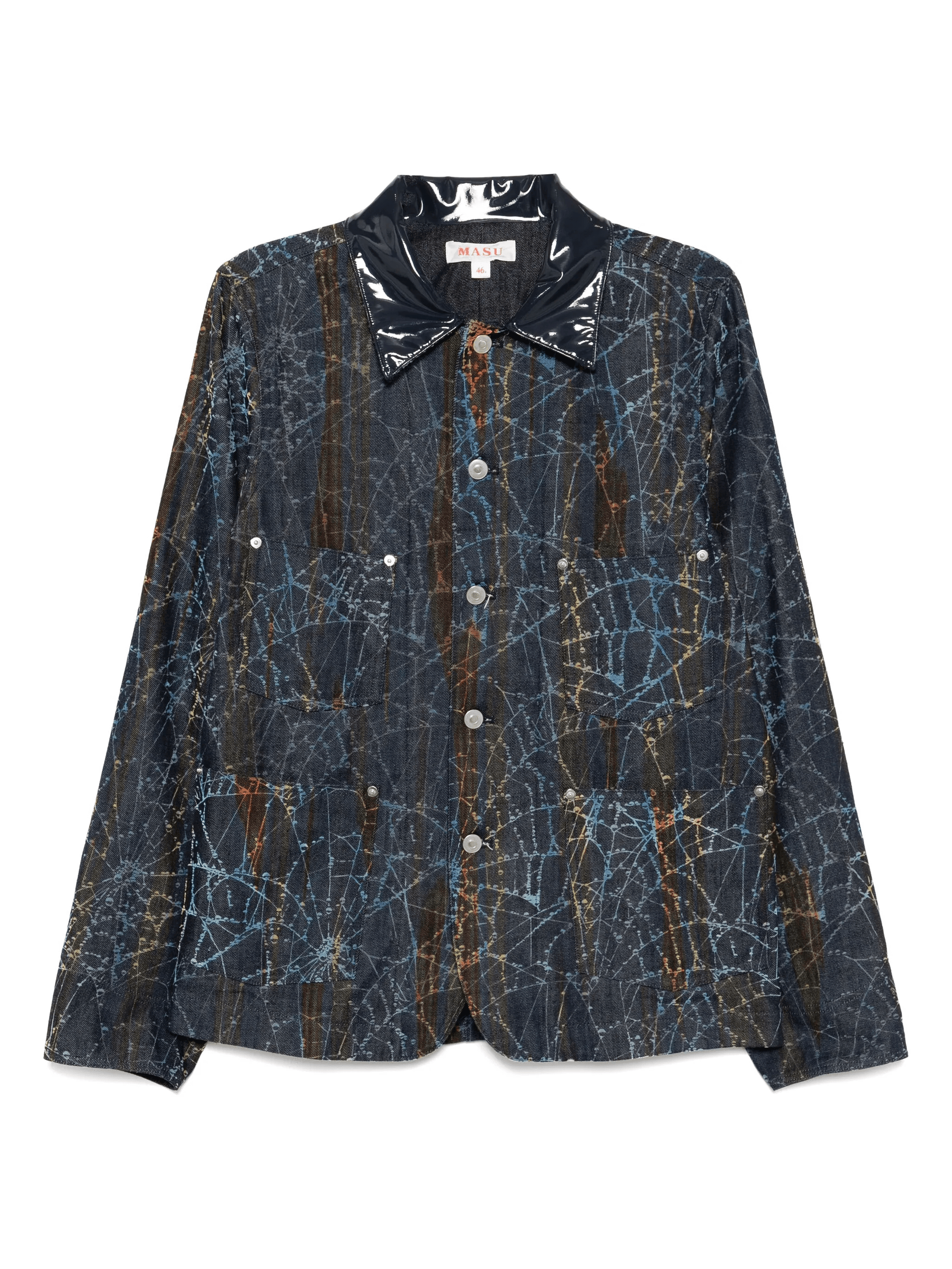 rainbow web-print jacket - Image 1