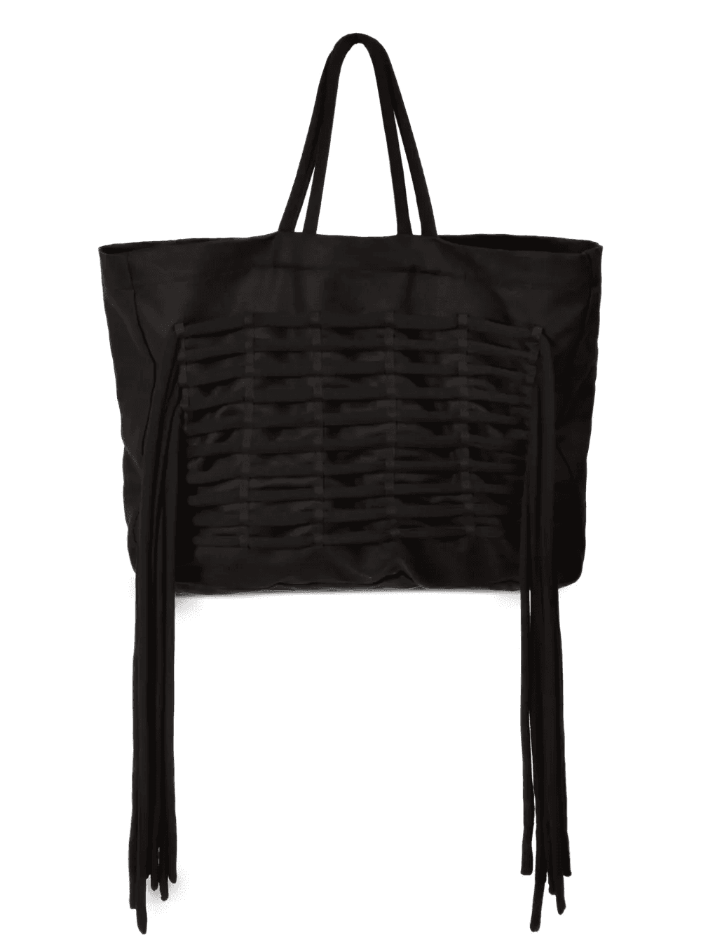 large fringed tote bag - Image 1