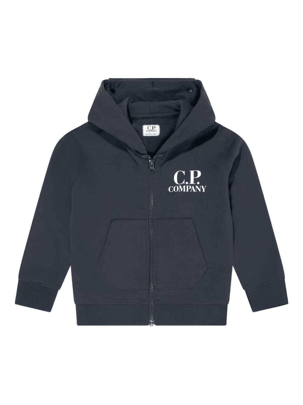 goggles-detail zip-up hoodie - Image 1