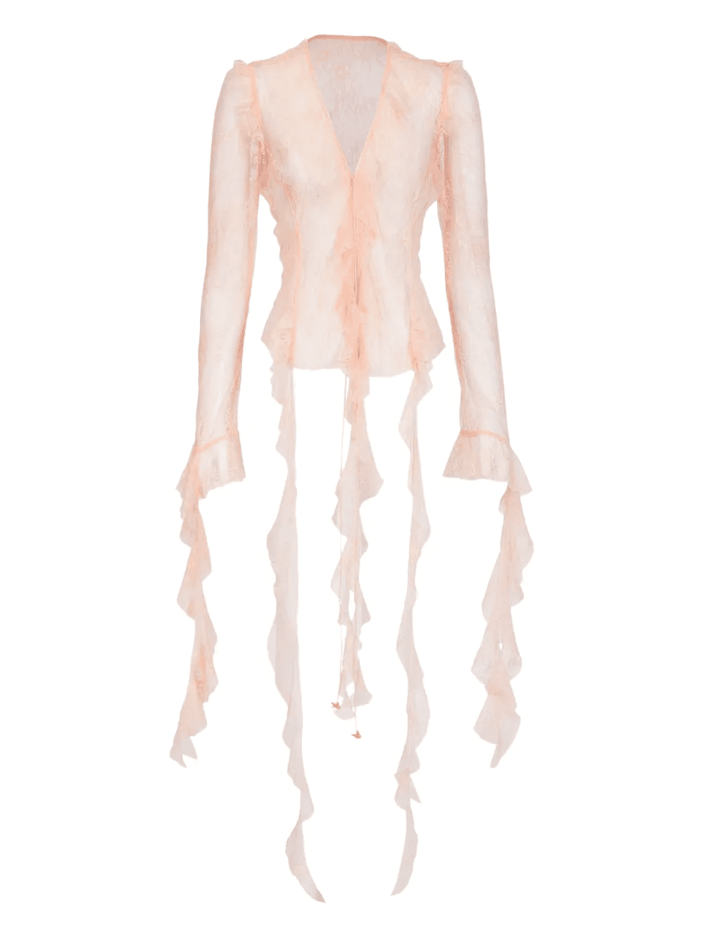 Alana lace ruffled shirt - Image 1