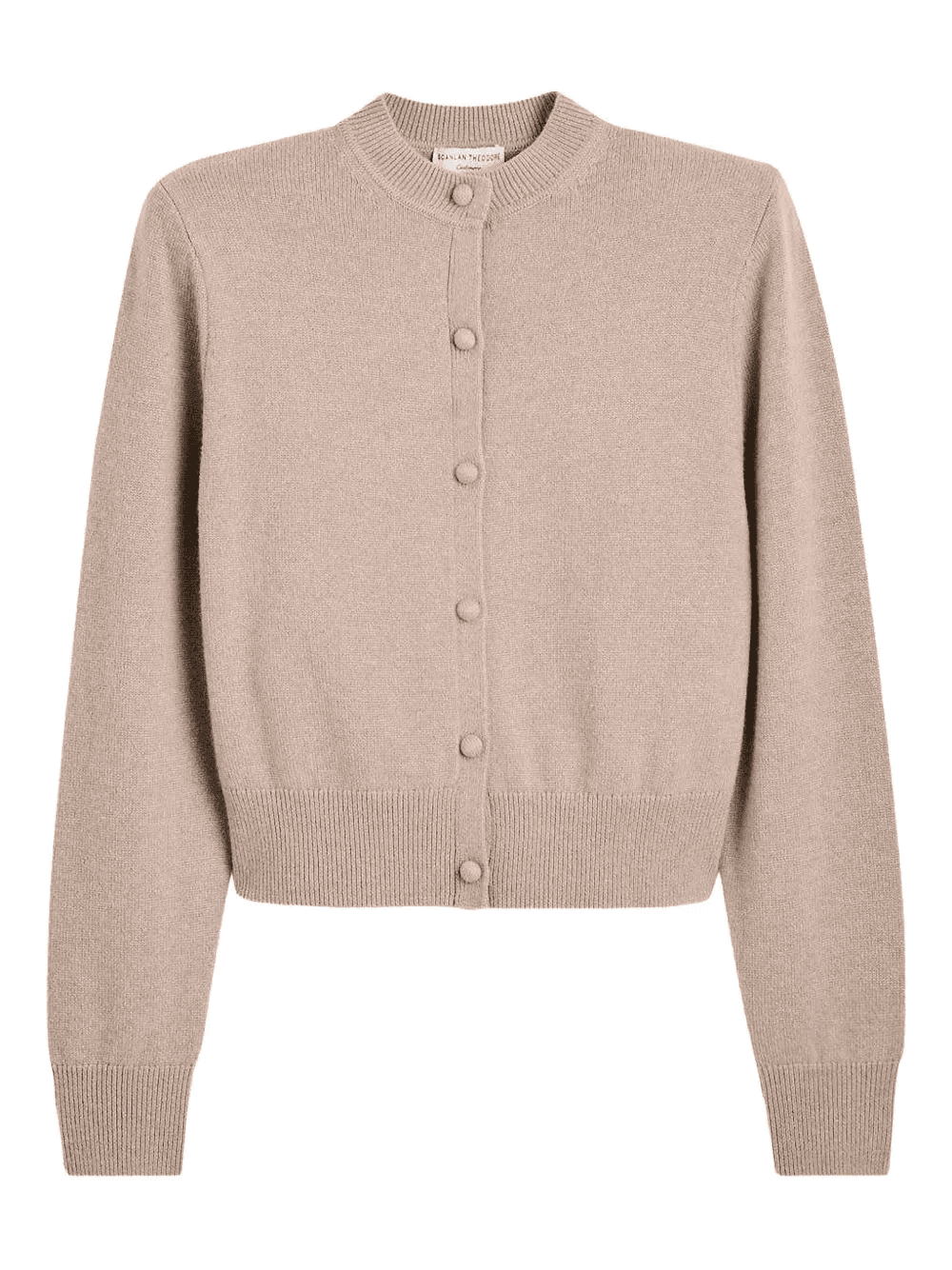 shoulder-padded cardigan - Image 1
