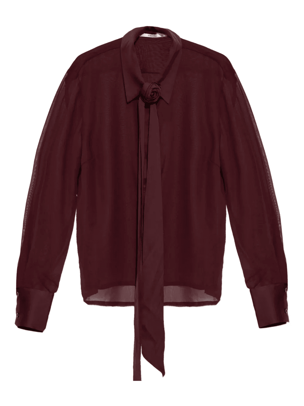 floral-appliqué blouse - Image 1