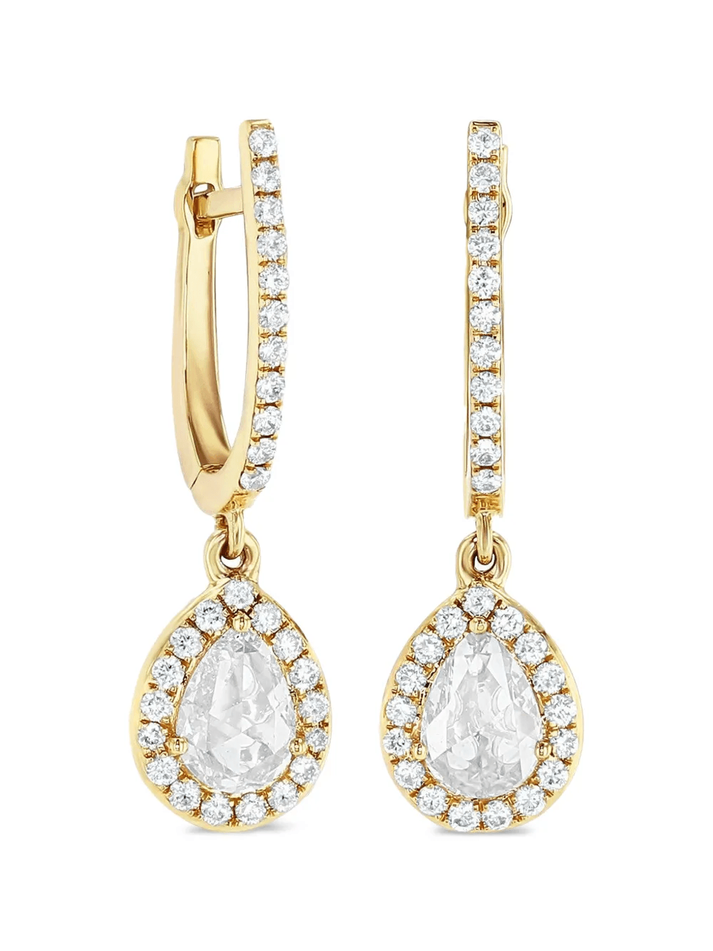 18kt yellow gold Scallop earrings - Image 1