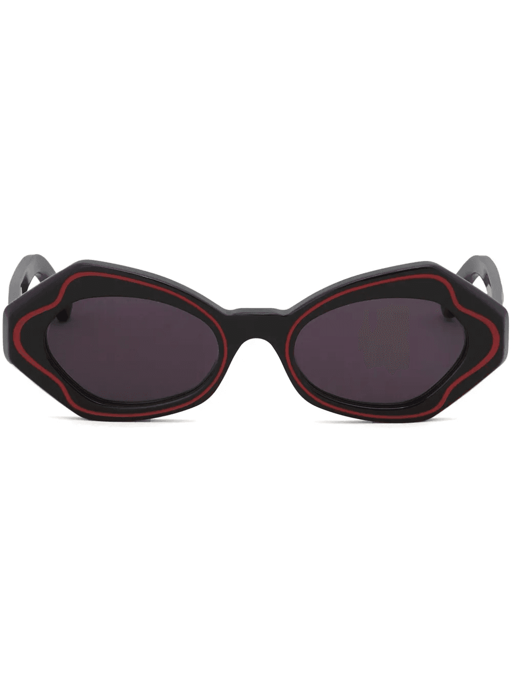 geometric-frame tinted sunglasses - Image 1