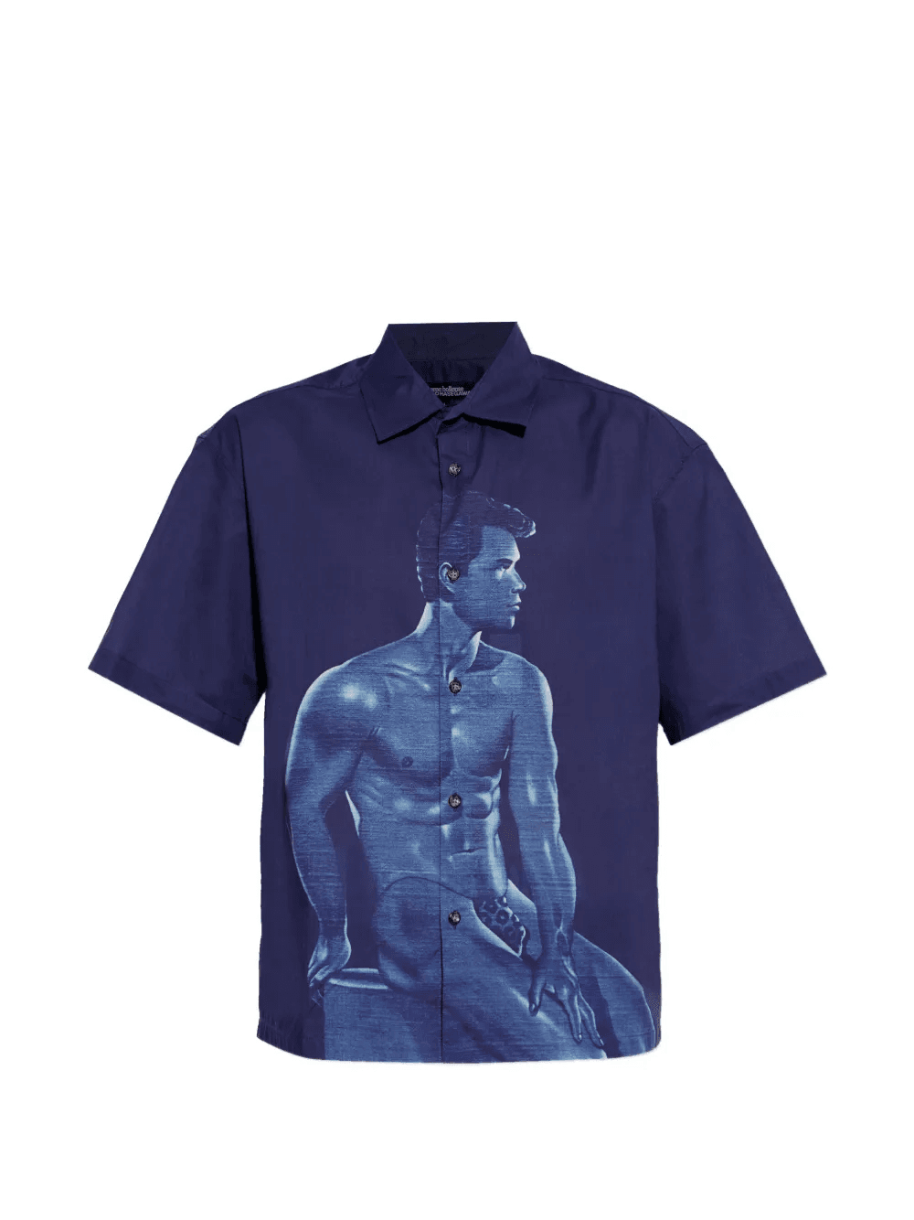 men-print shirt - Image 1