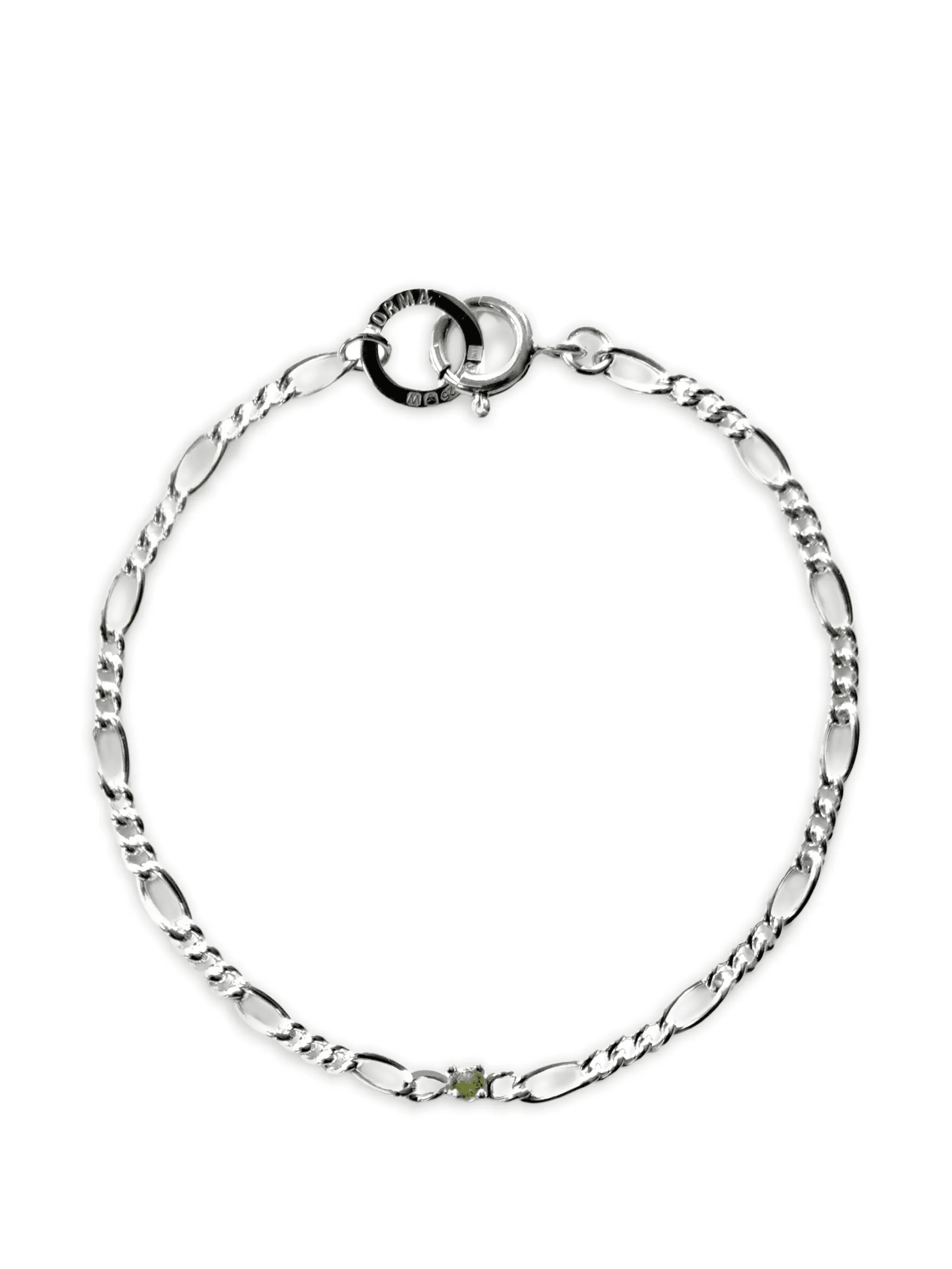 peridot round-cut bracelet - Image 1