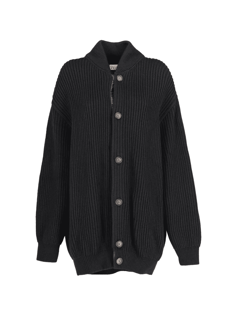 reversible hooded knit jacket - Image 1