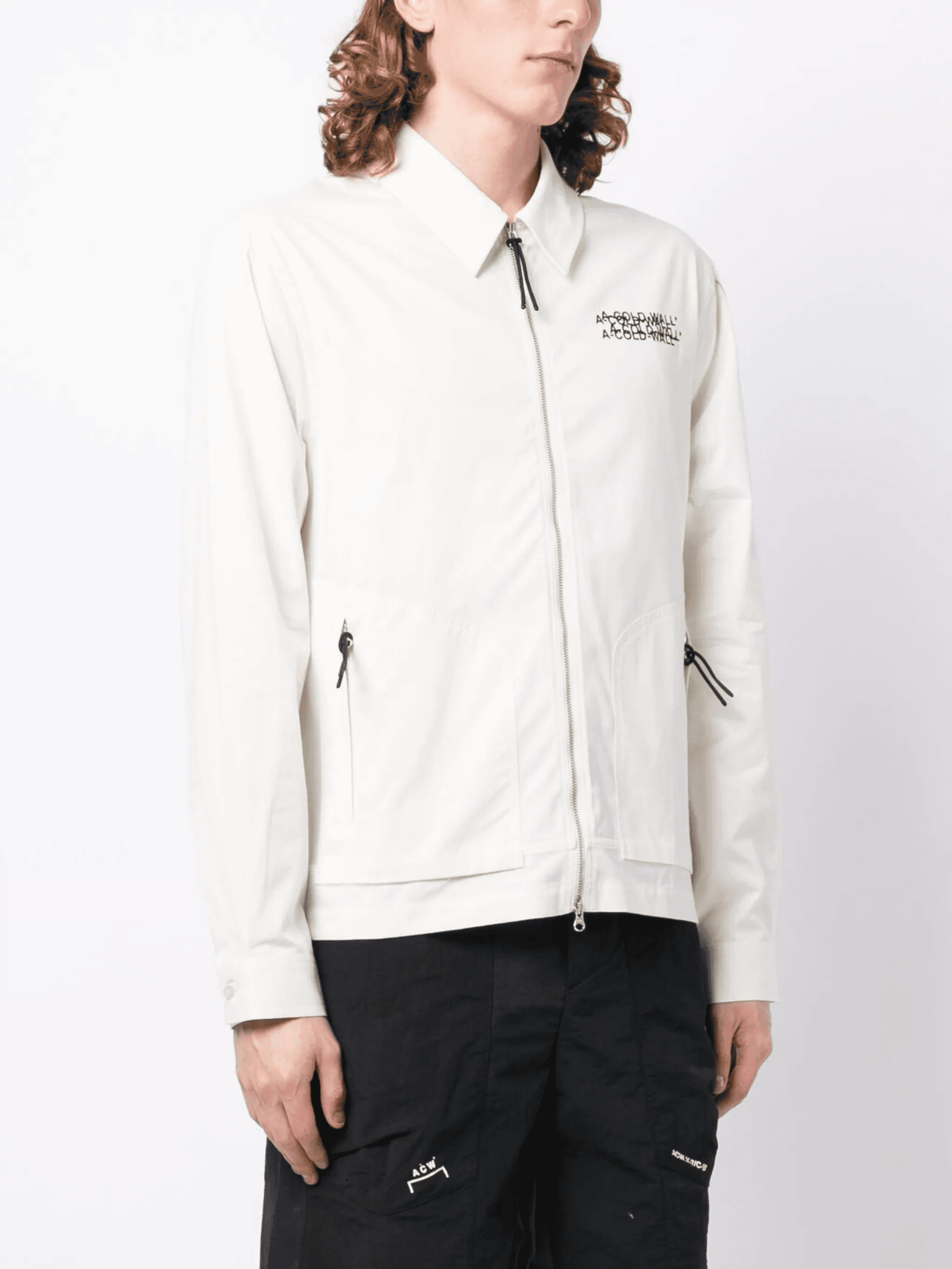logo-print overshirt — Image 4