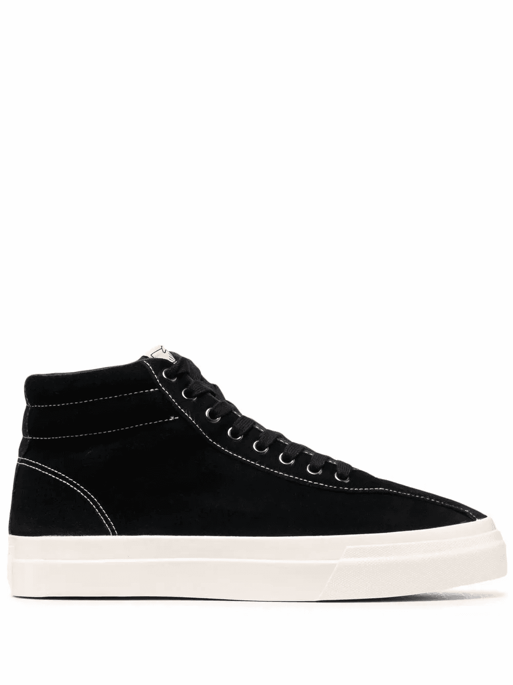 suede hi-top trainers - Image 1