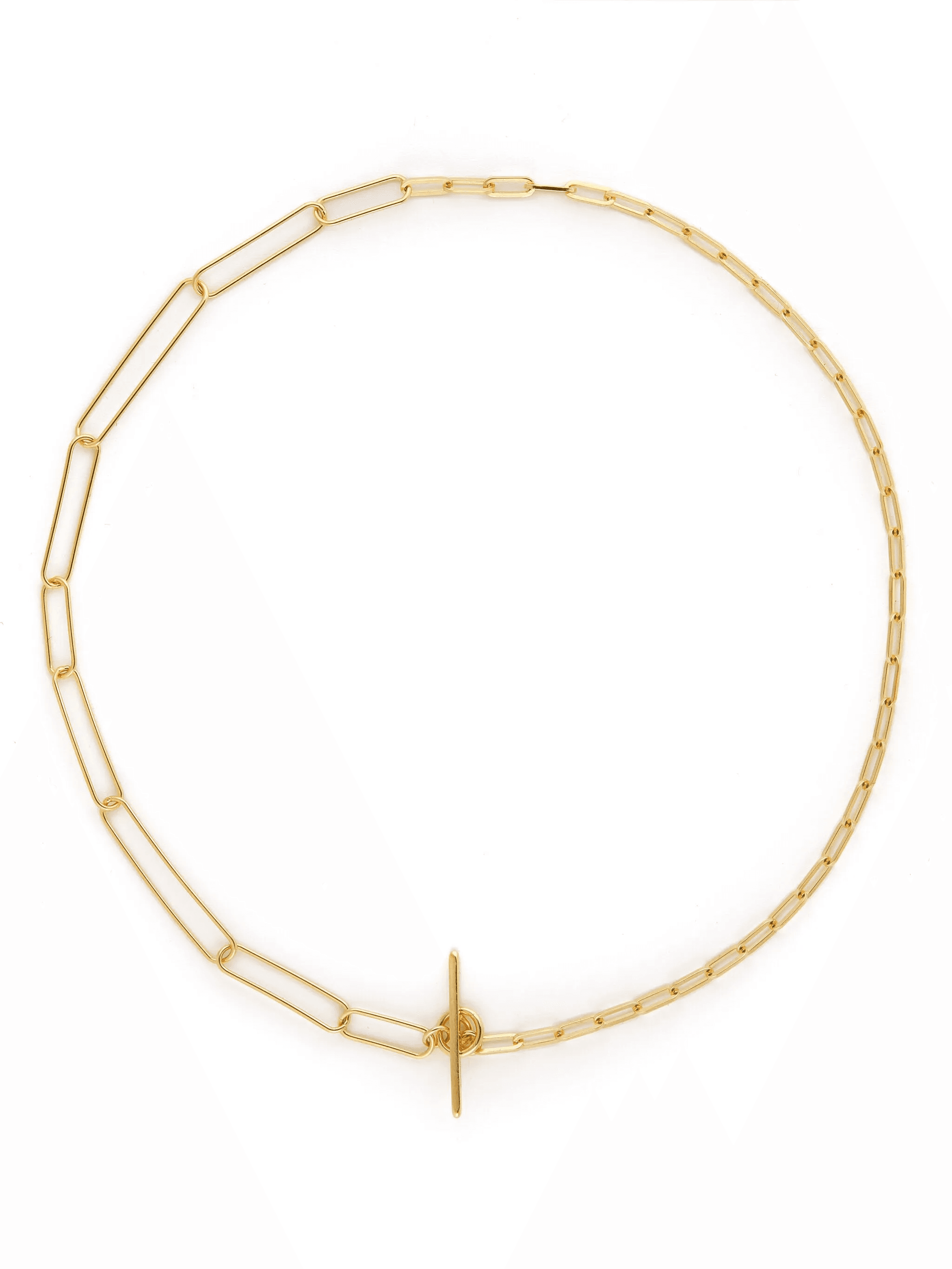 Paperclip two-chain necklace - Image 1