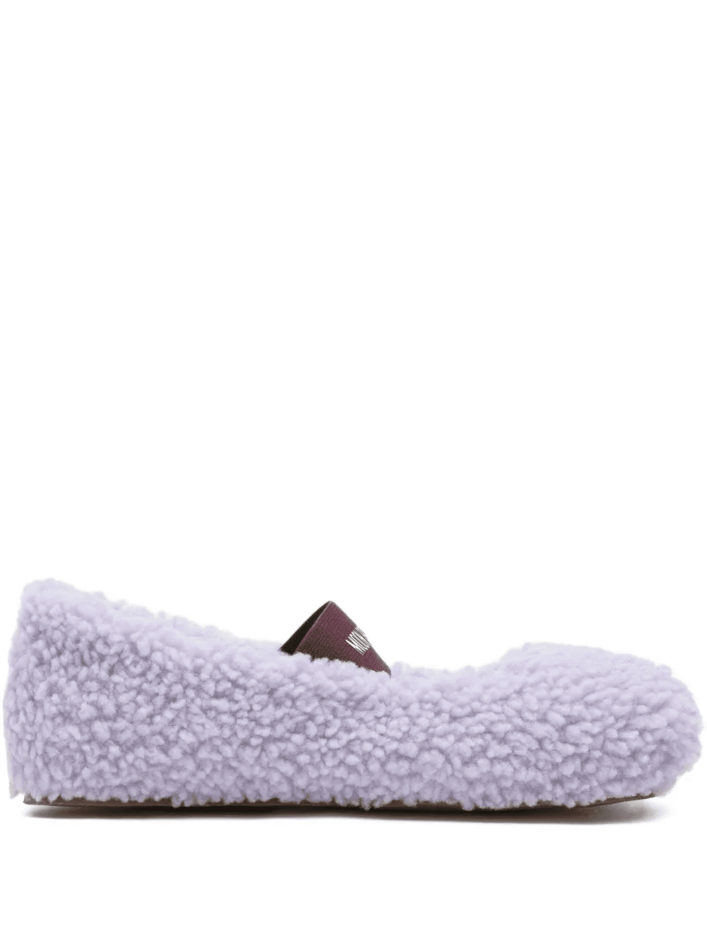 shearling ballerina flats - Image 1