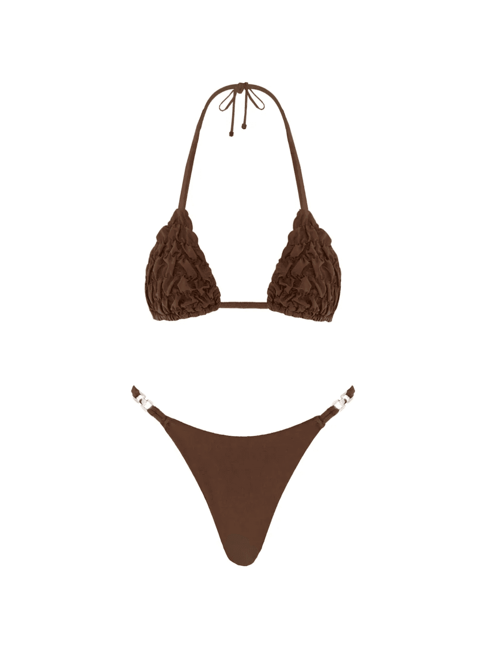 Lia textured tie bikini - Image 1