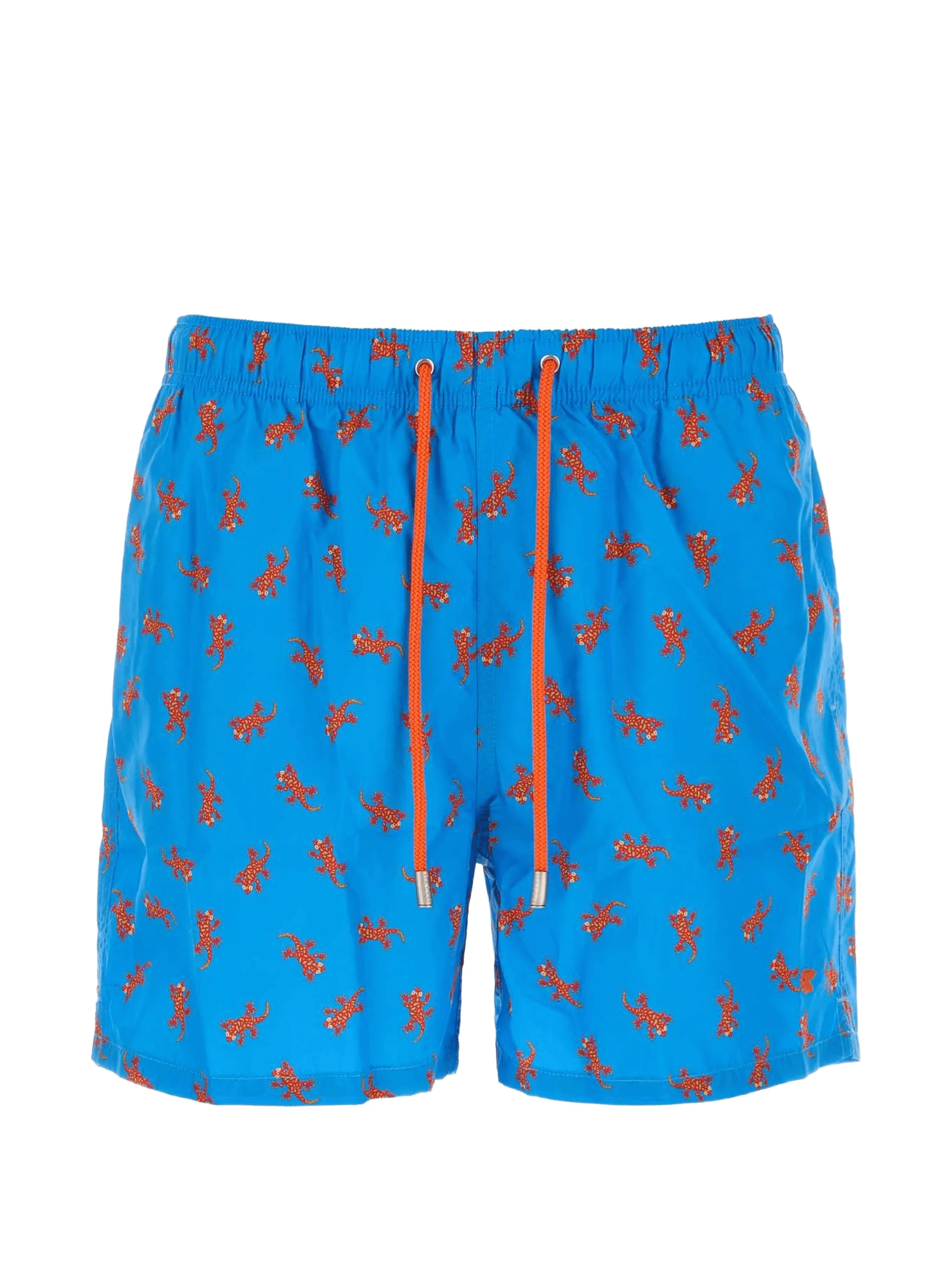 drawstring printed swim shorts - Image 1