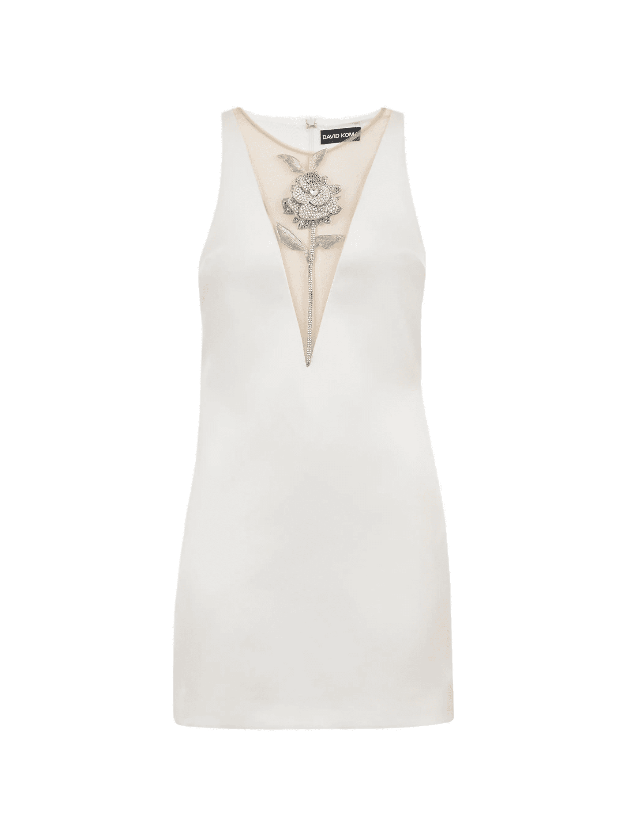 crystal-rose mini dress - Image 1