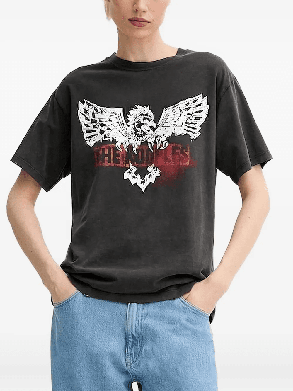 eagle-print T-shirt - Image 1