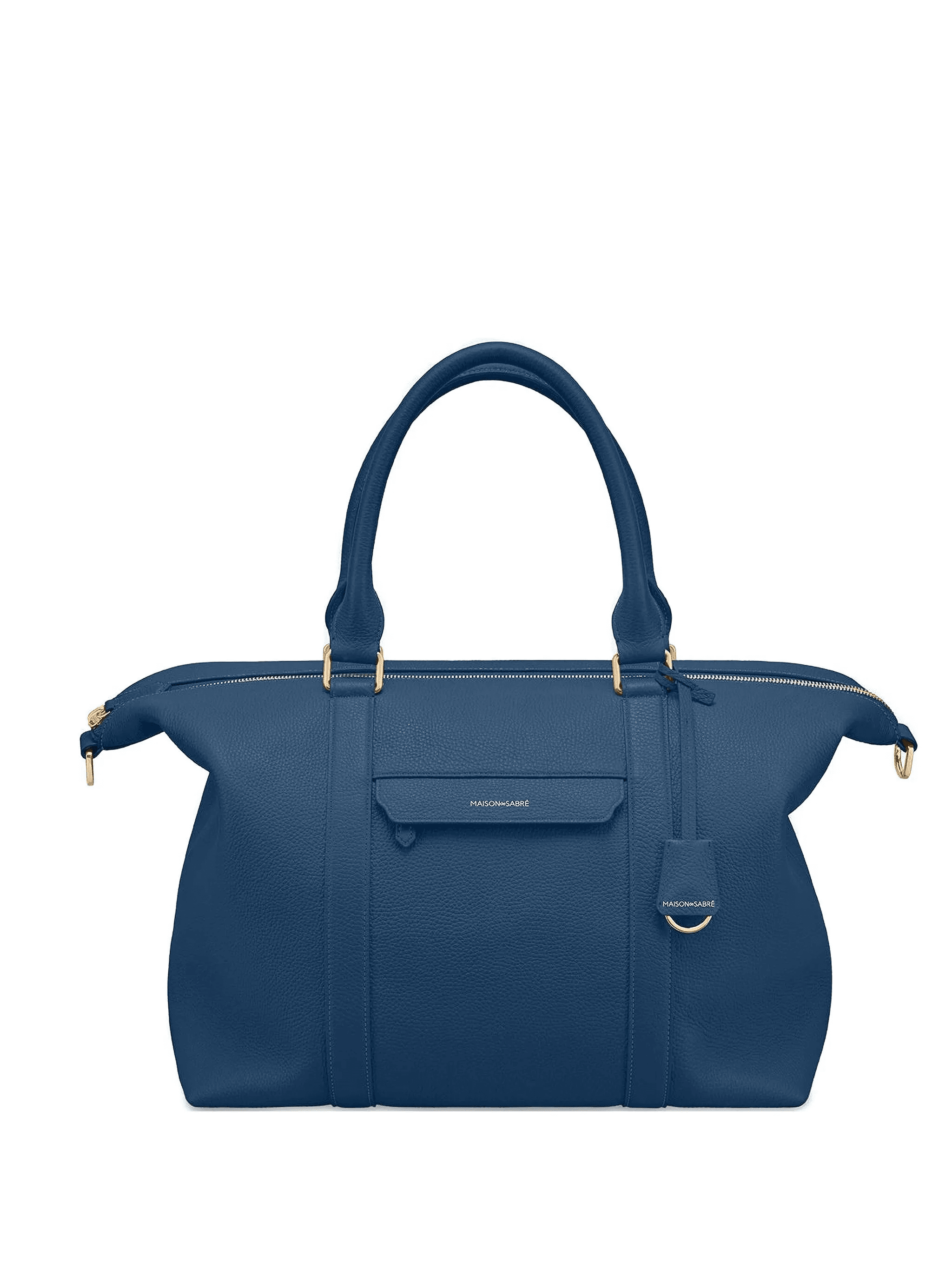 Large Leather Weekender Bag - Image 1