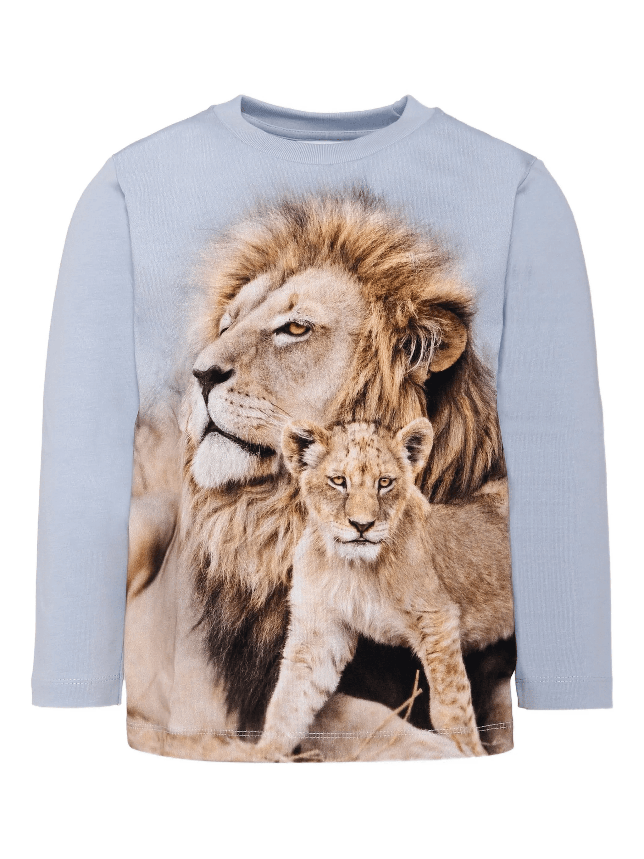 lion-print long-sleeve T-shirt - Image 1