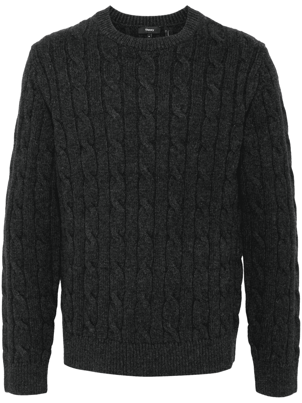 cable knit mock neck sweater - Image 1