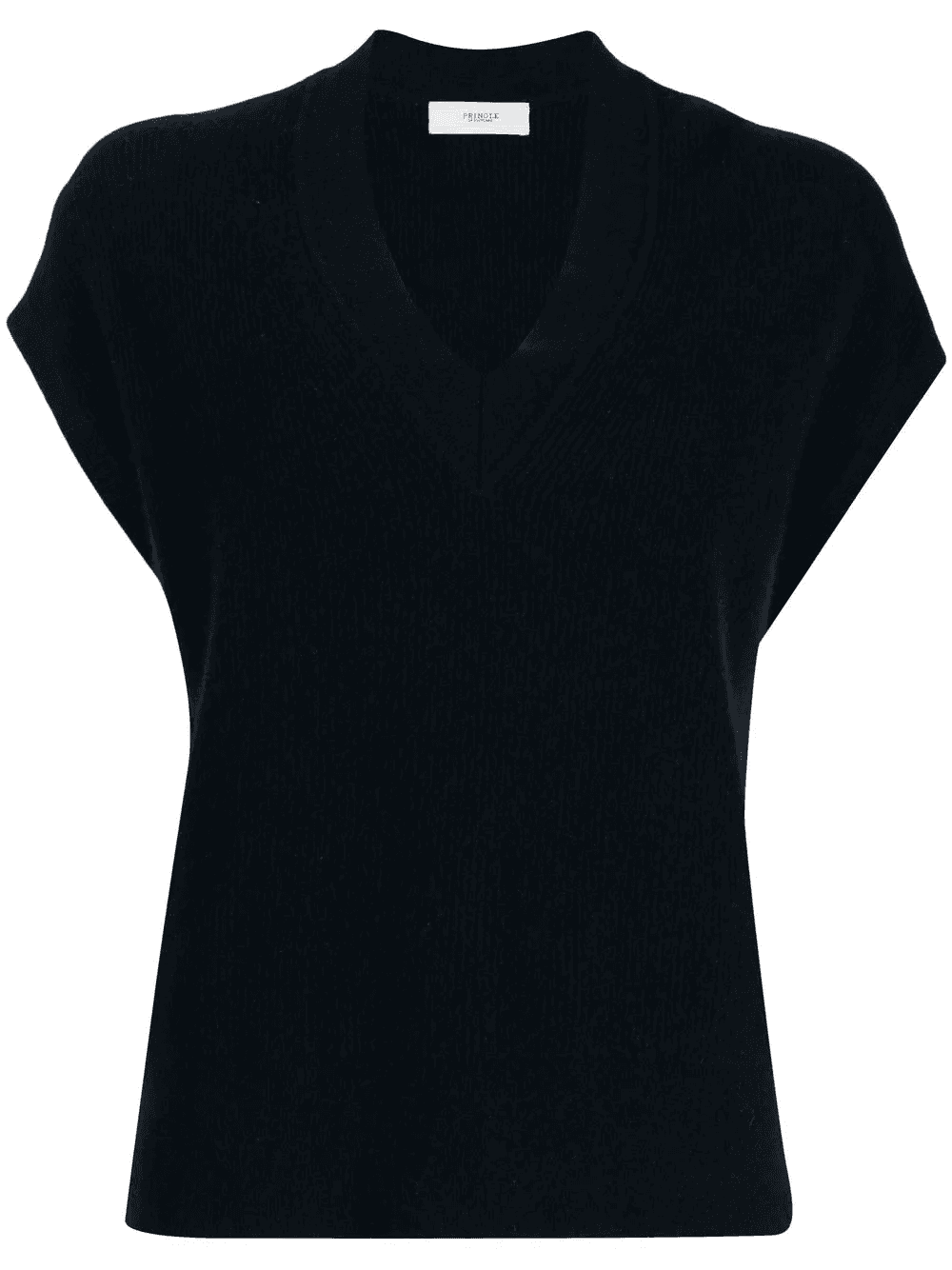 V-neck knitted vest - Image 1