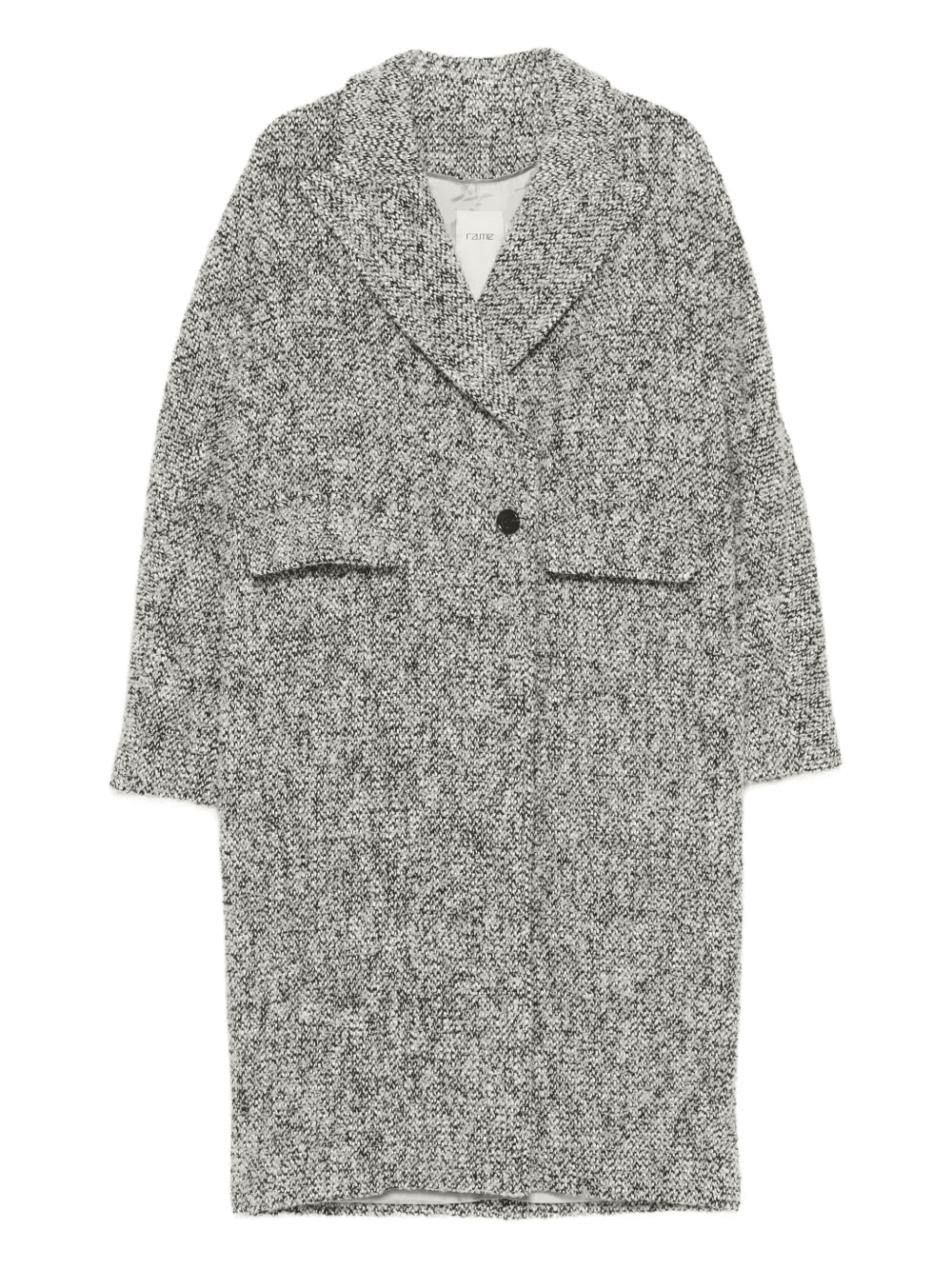 flap-pocket single-button coat - Image 1