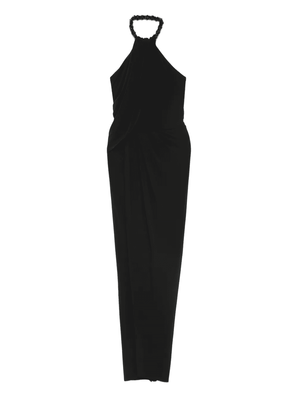 embellished halterneck maxi dress - Image 1