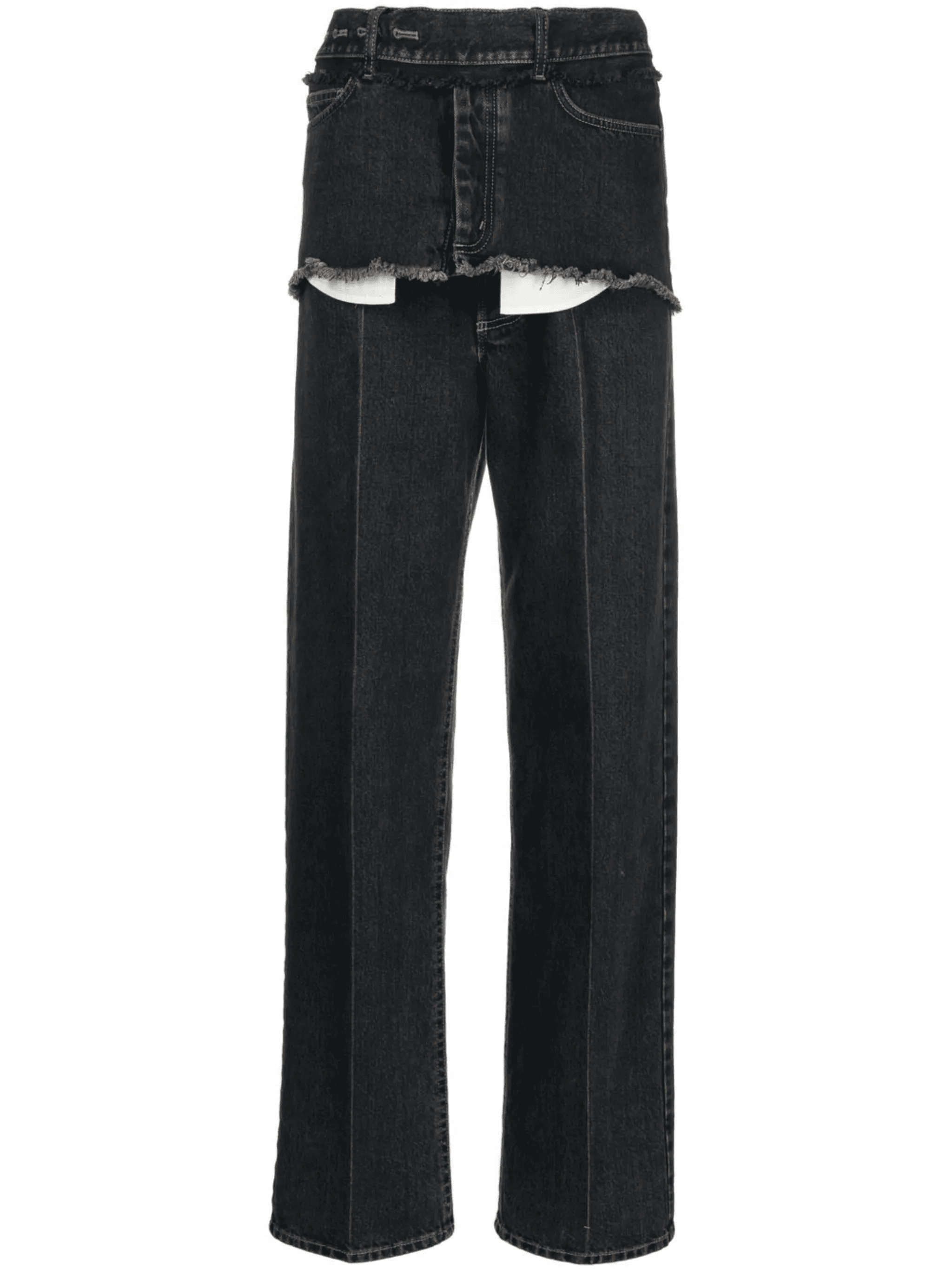 disconnected raw-cut jeans - Image 1