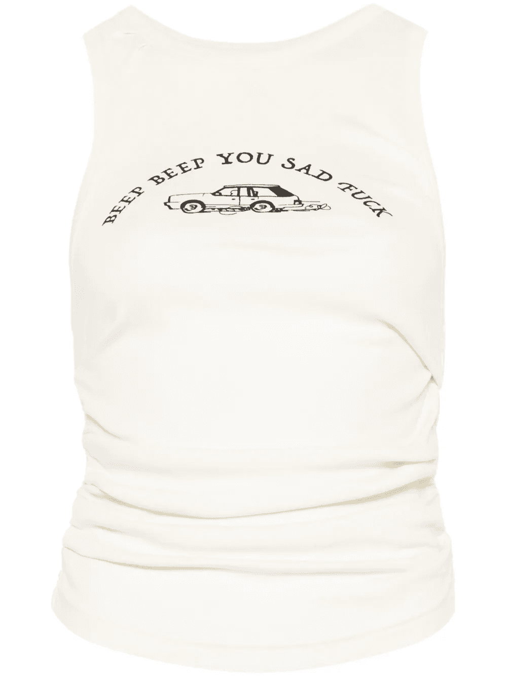 ruched tank top - Image 1