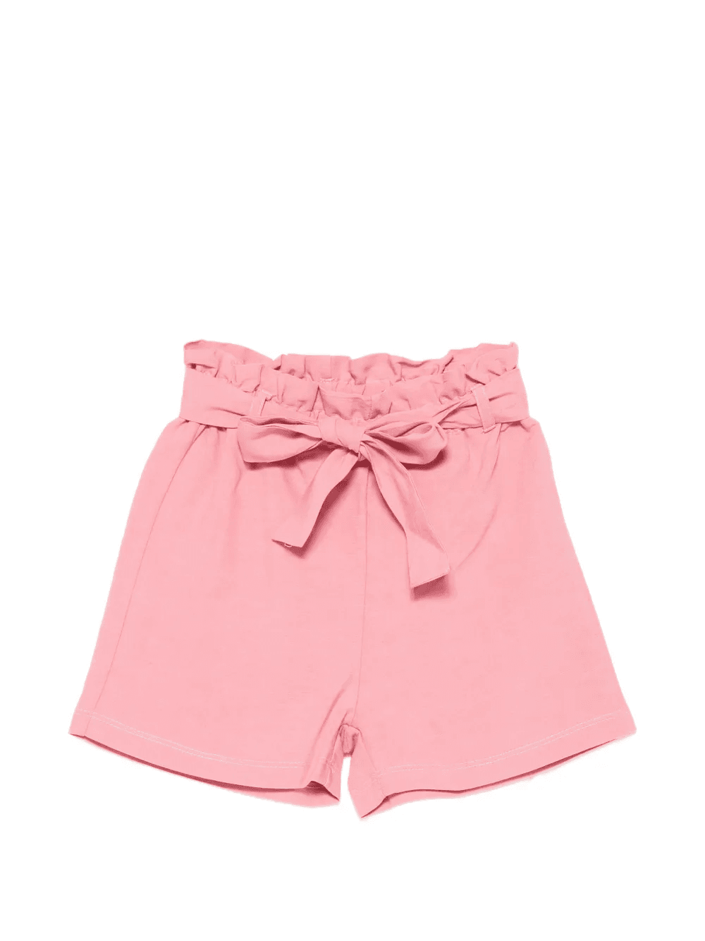 paperbag-waist belted shorts - Image 1