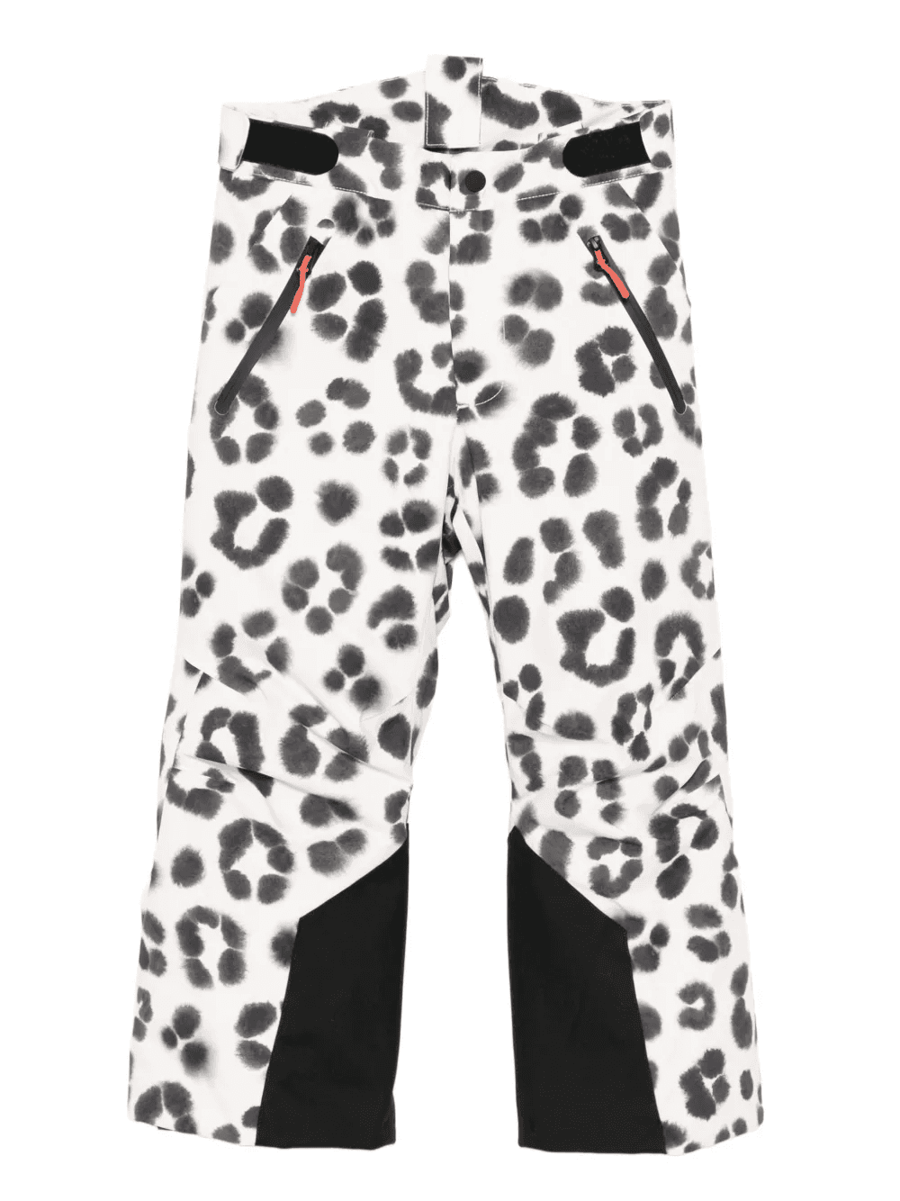 leopard-print zip pants - Image 1