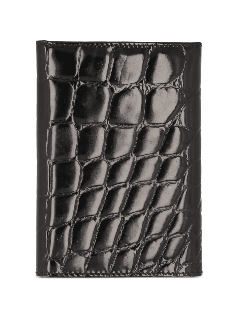 croc-embossed bifold wallet - Image 1