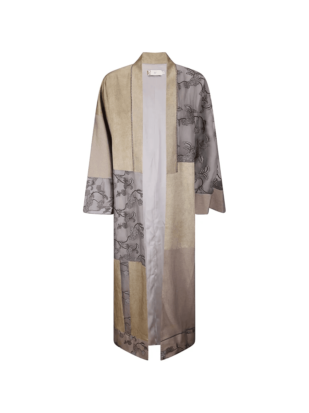 floral-embroidered kimono - Image 1