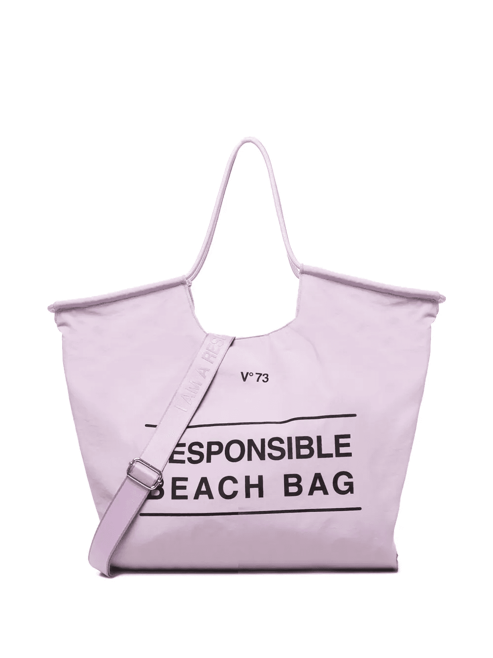logo-print beach bag - Image 1