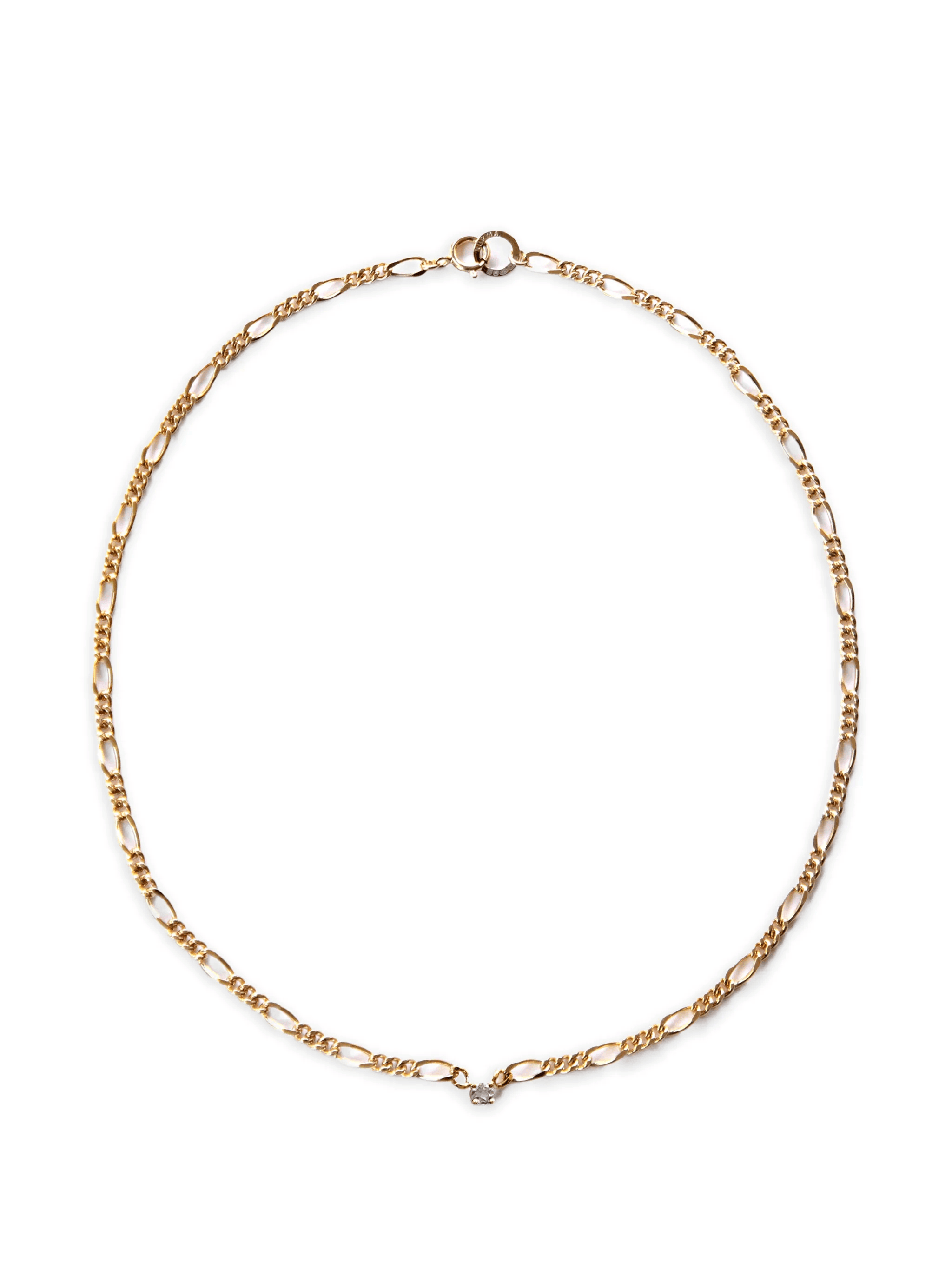 aquamarine round necklace - Image 1