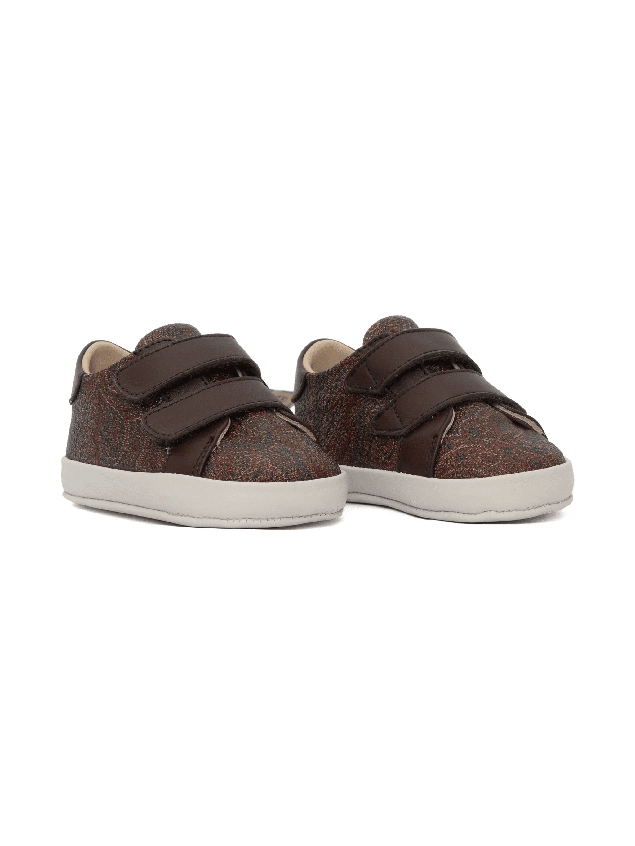 paisley print touch-strap sneakers - Image 1