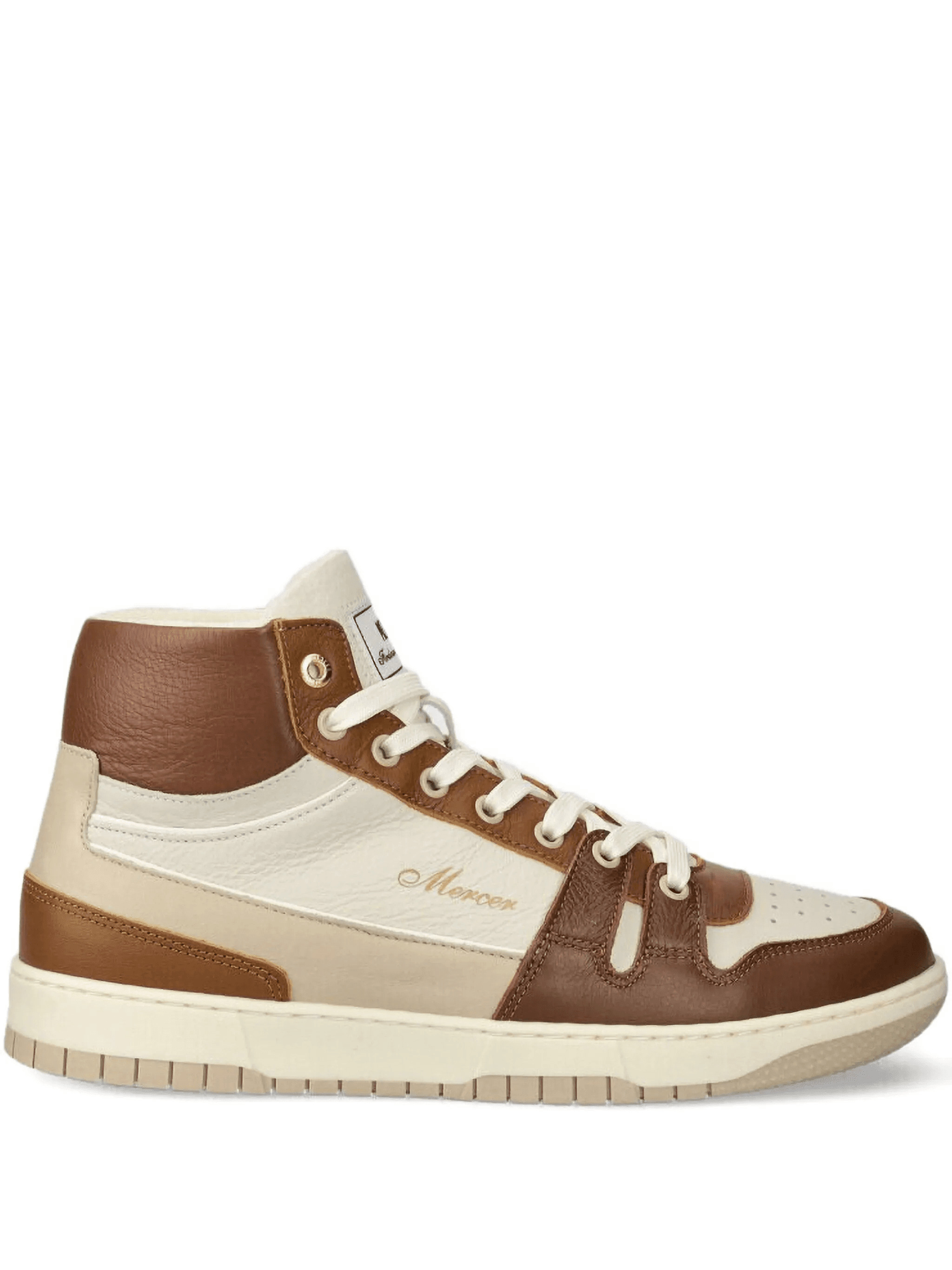 leather high-top sneakers - Image 1