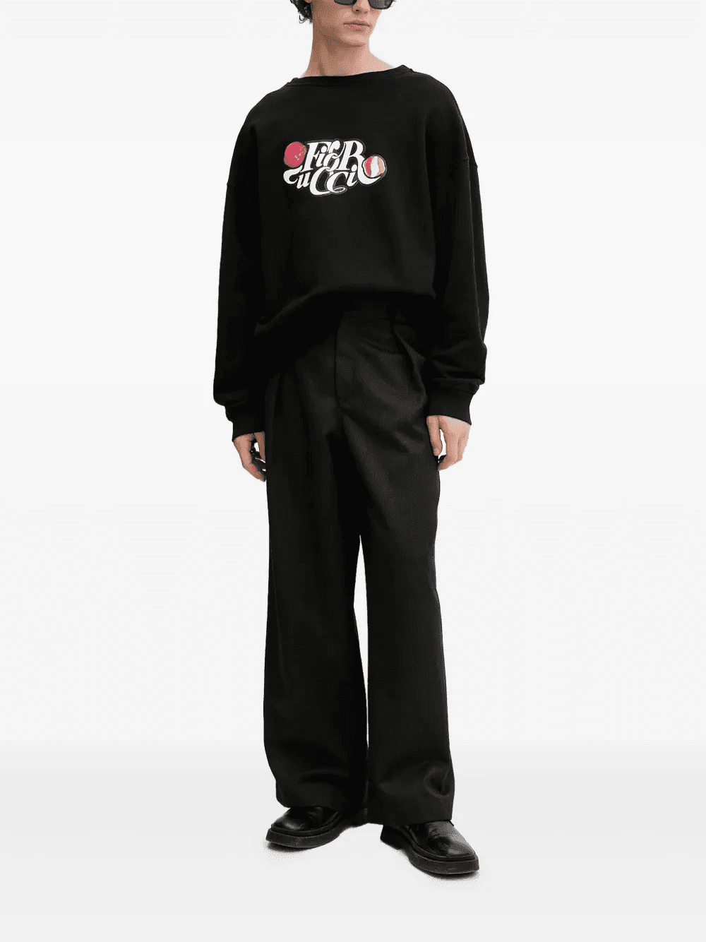 logo-print sweatshirt - Image 1